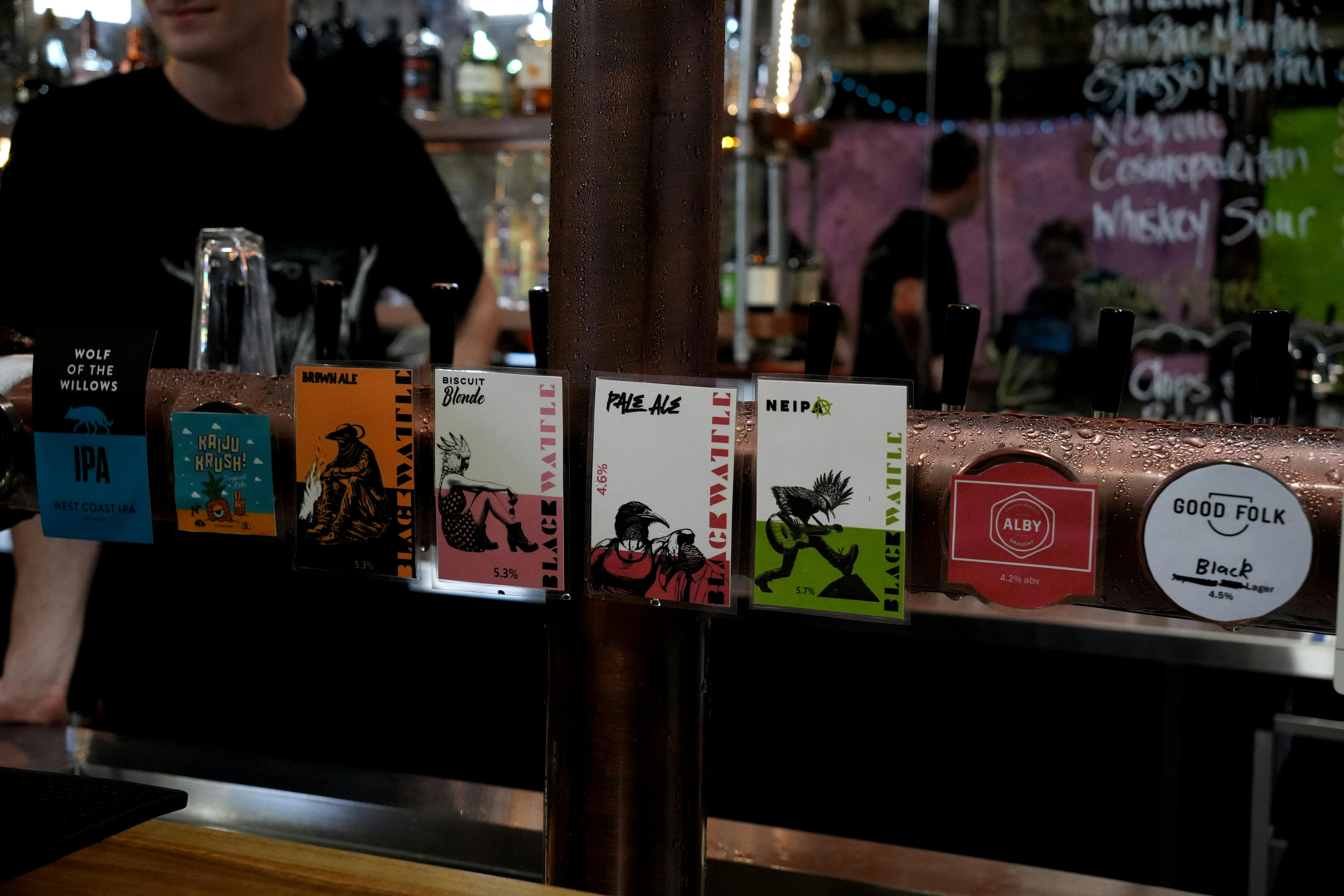 Blackwattle Brewery beers on tap