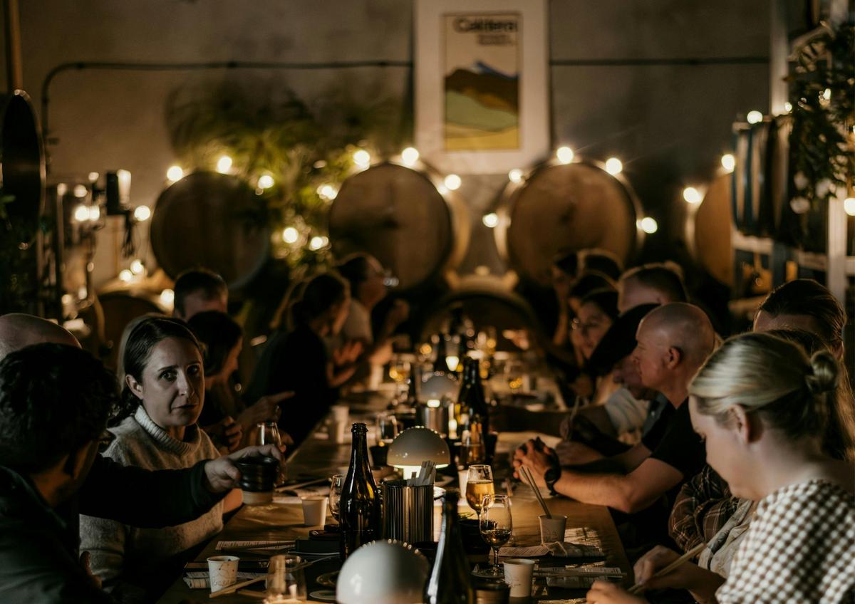 Long table dinner