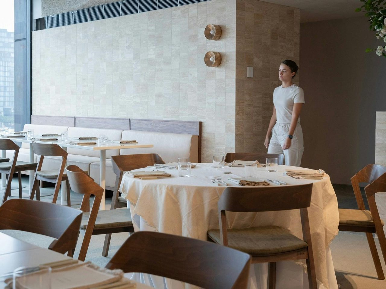 Canvas Restaurant interior at the MCA