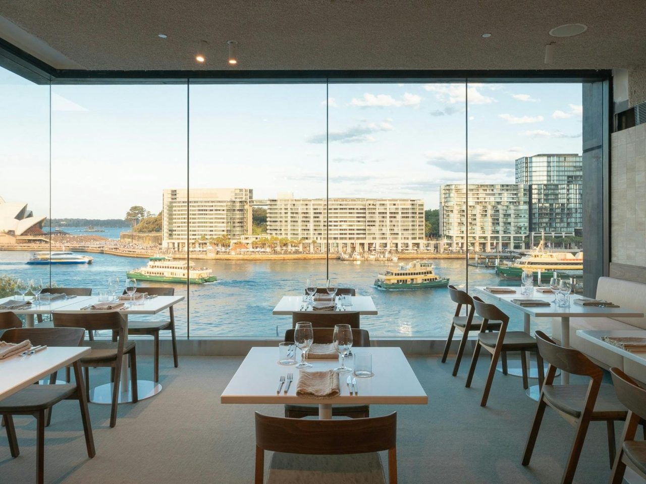 Canvas Restaurant interior at the MCA
