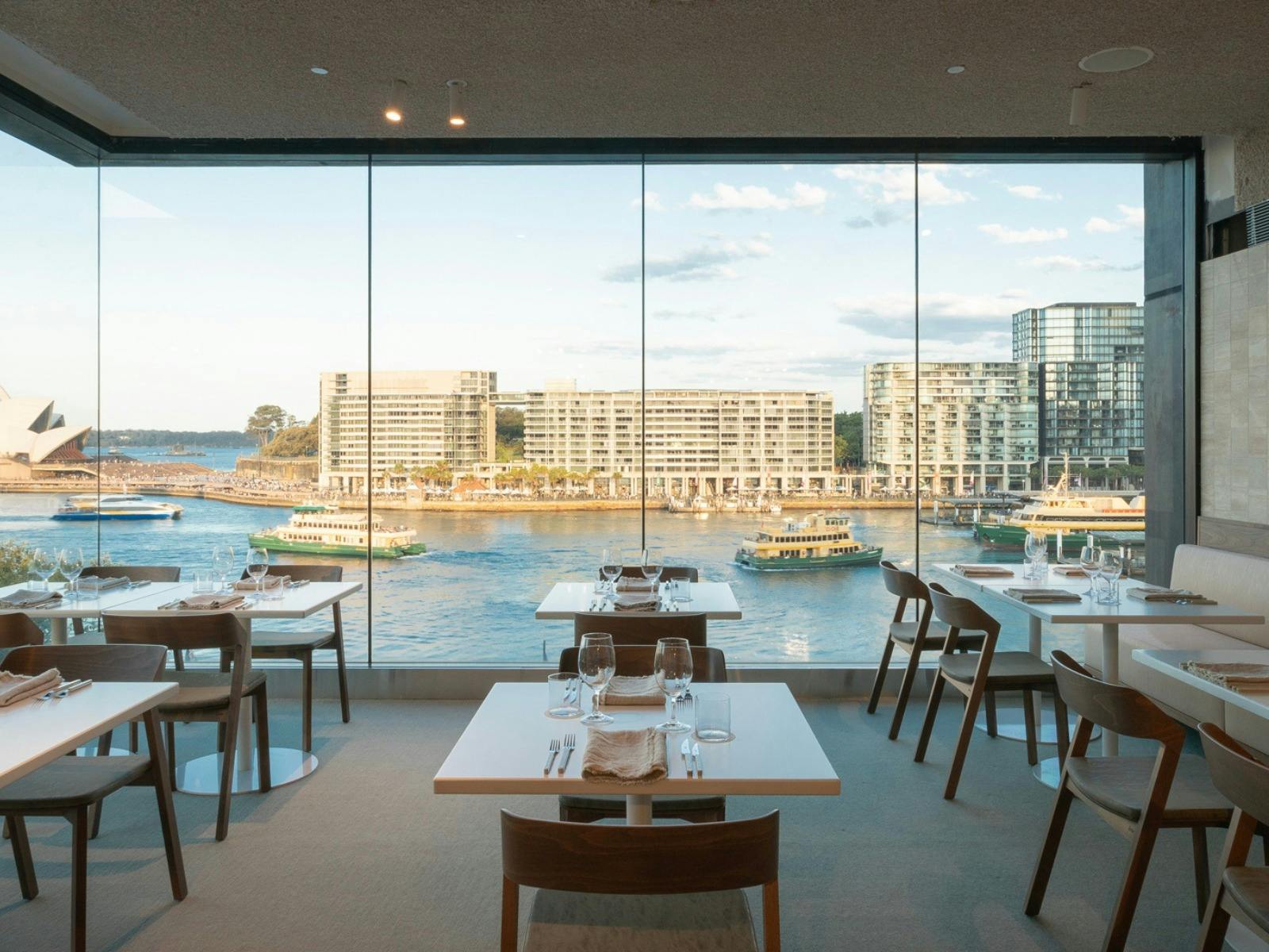 Canvas Restaurant interior at the MCA