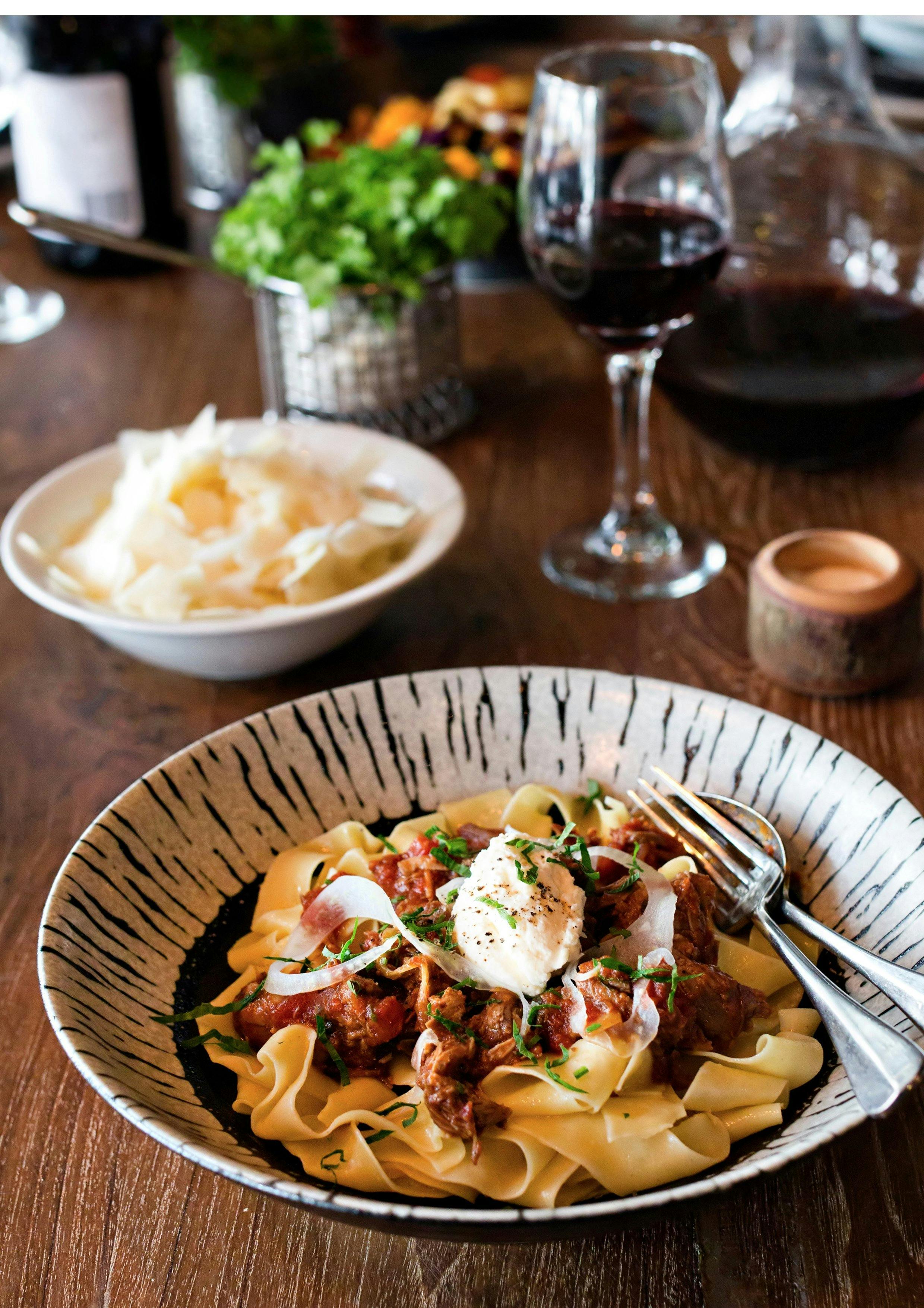 Pappardelle Al Ragu Di Agnello