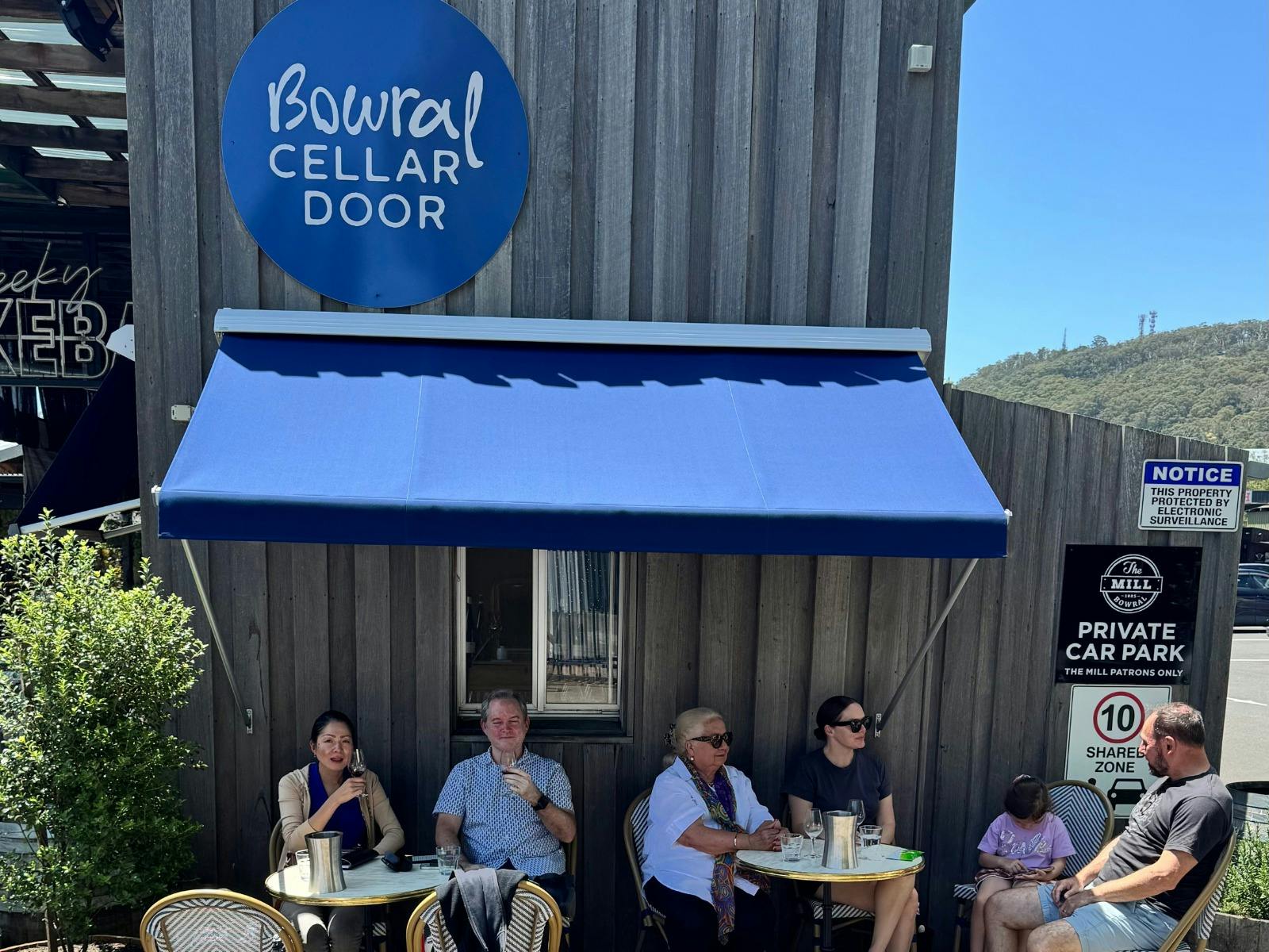 Sunny day wine tasting at The Mill Bowral