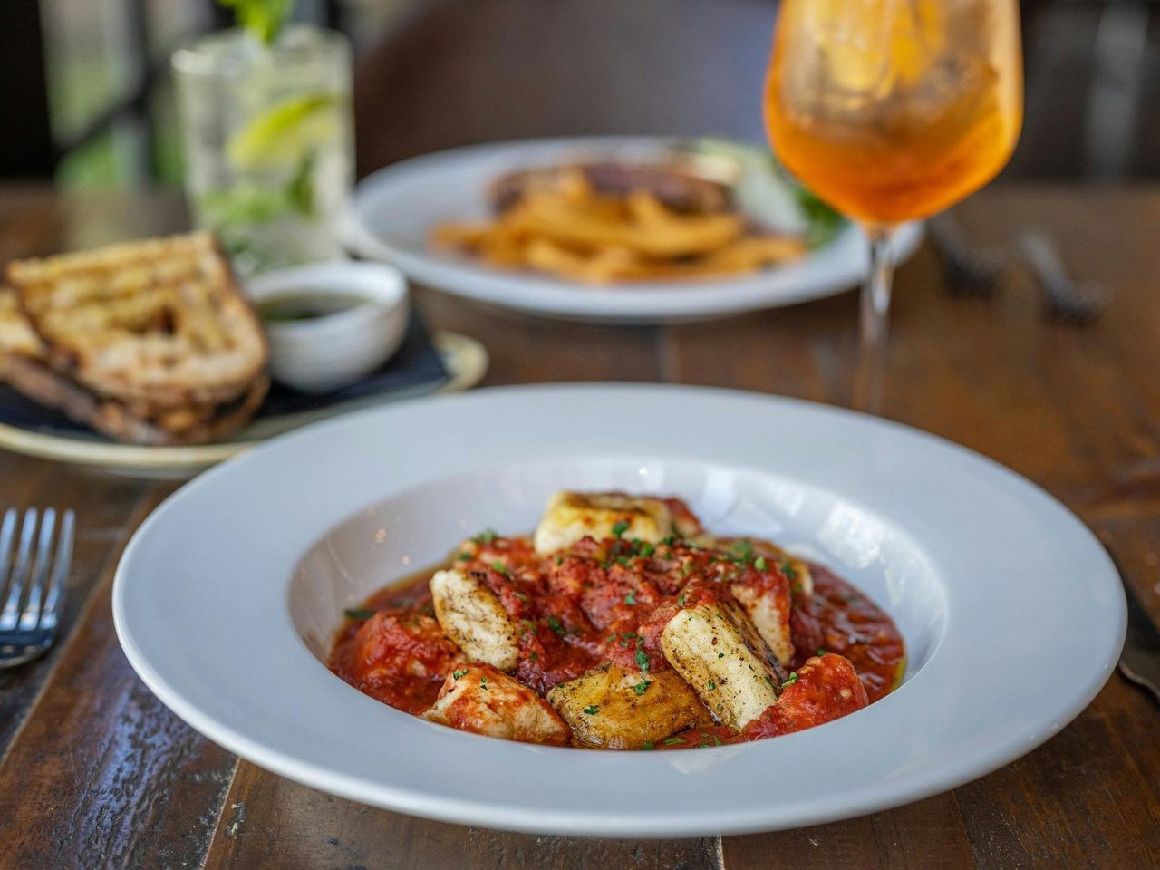 Pasta and Aperol