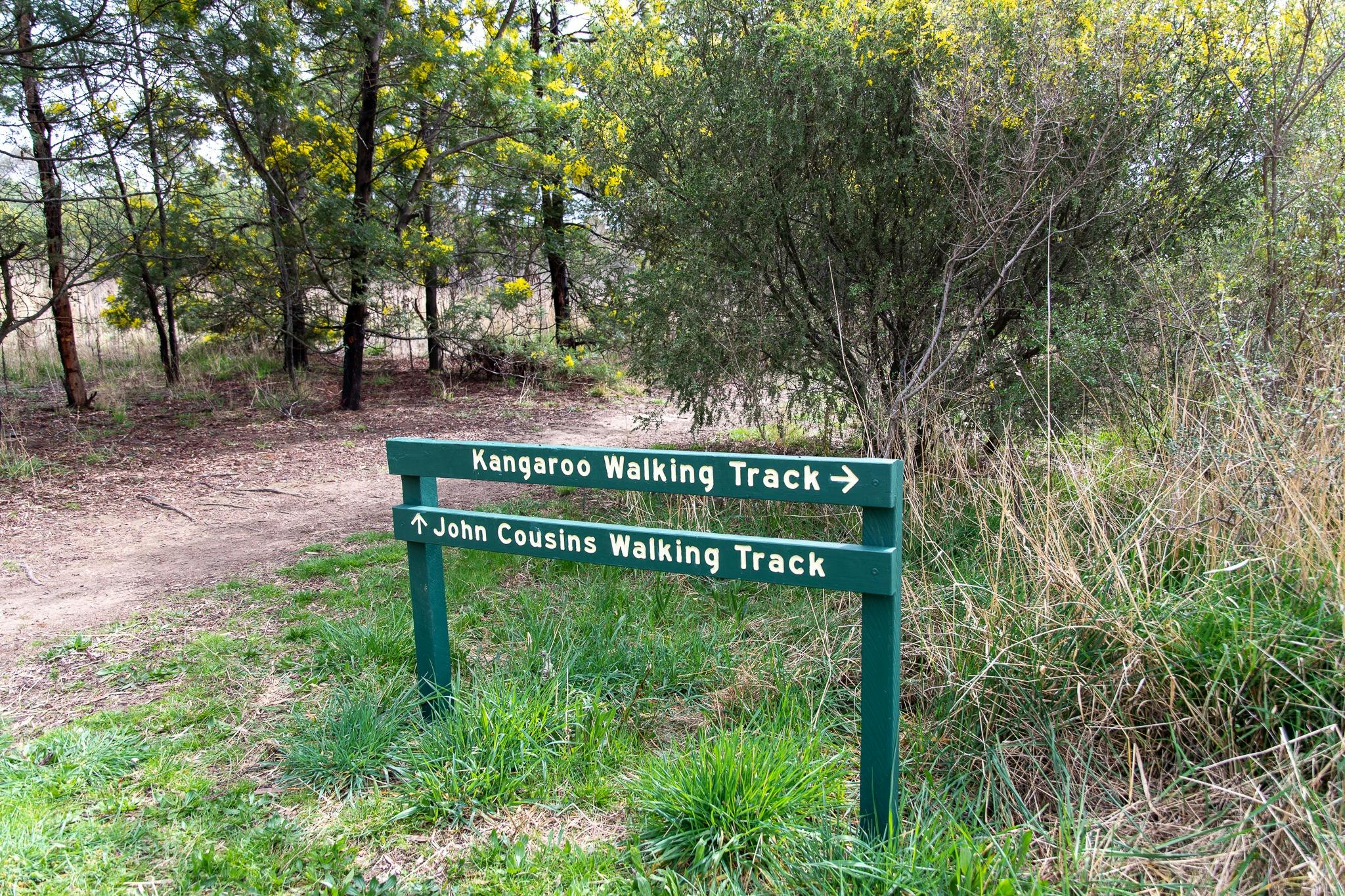 Walking trails in Boundary Road Reserve