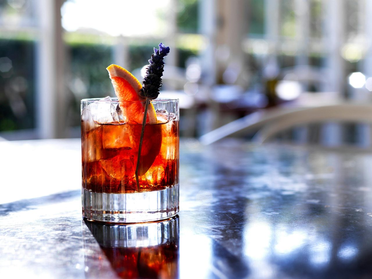 Lavender Negroni