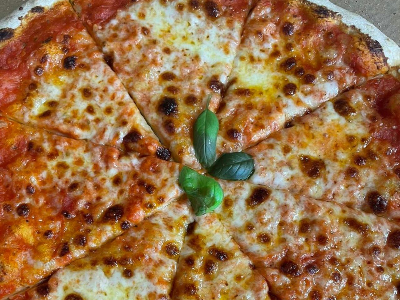 Wood fired pizza
