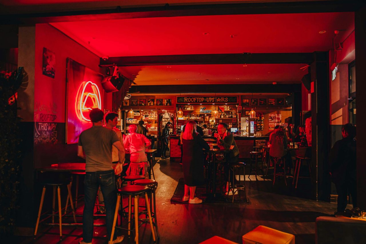Dark bar