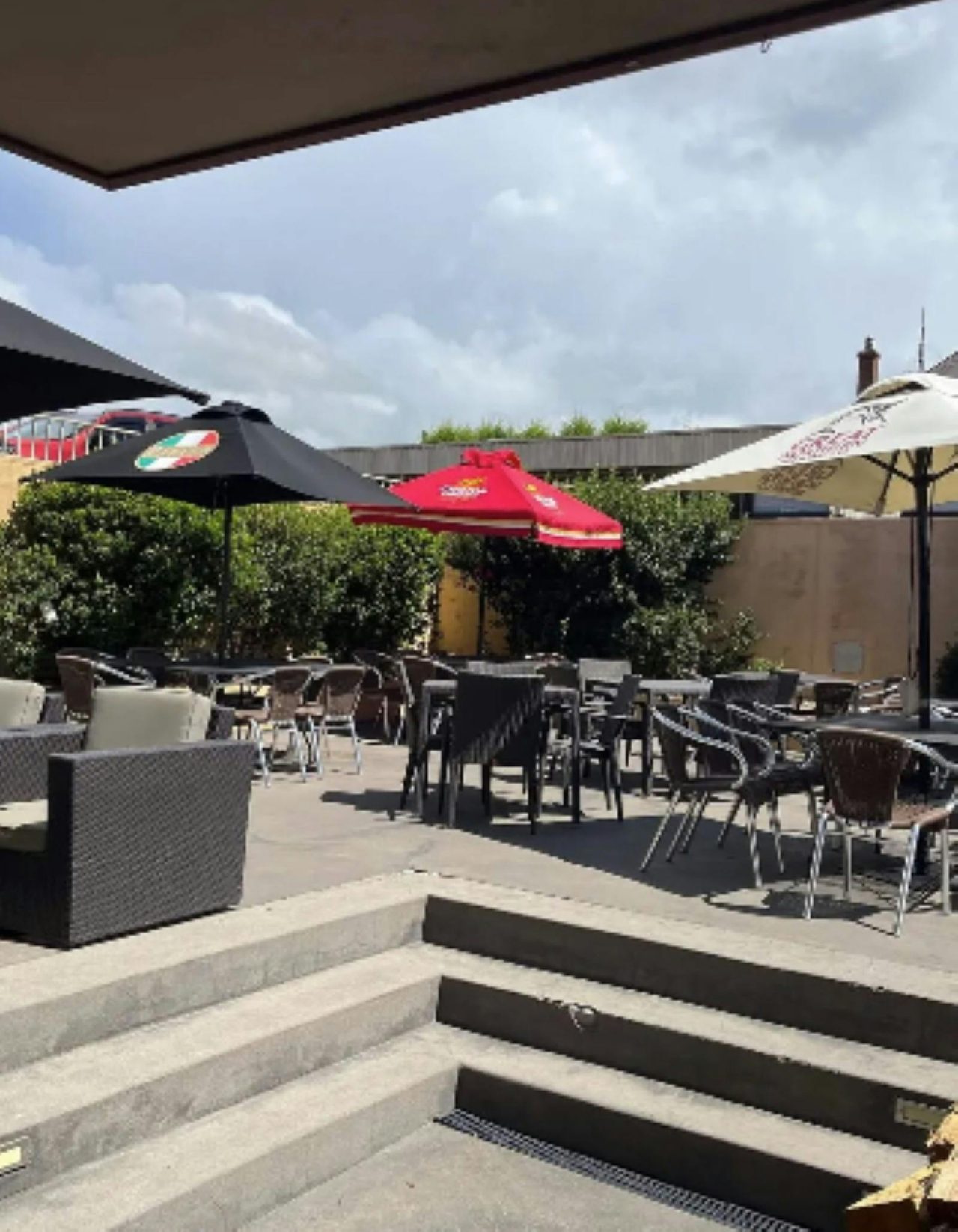 Outdoor courtyard