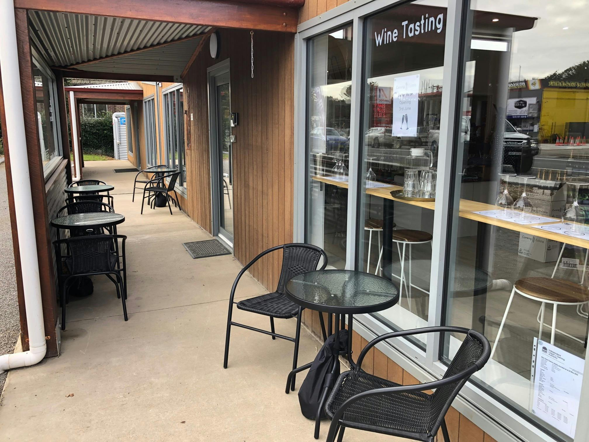 Cellar Door outdoor seating