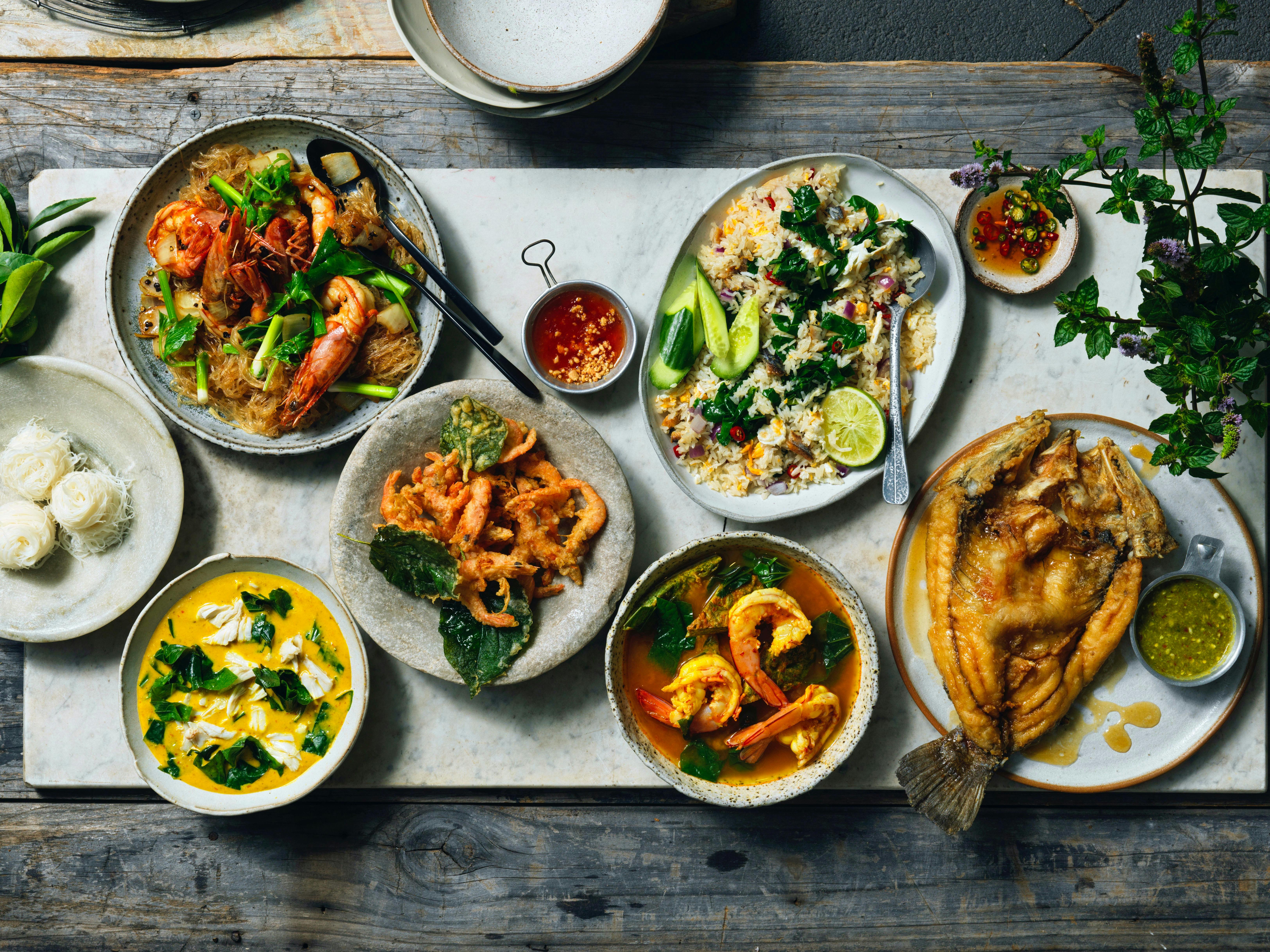 Popular seafood dishes