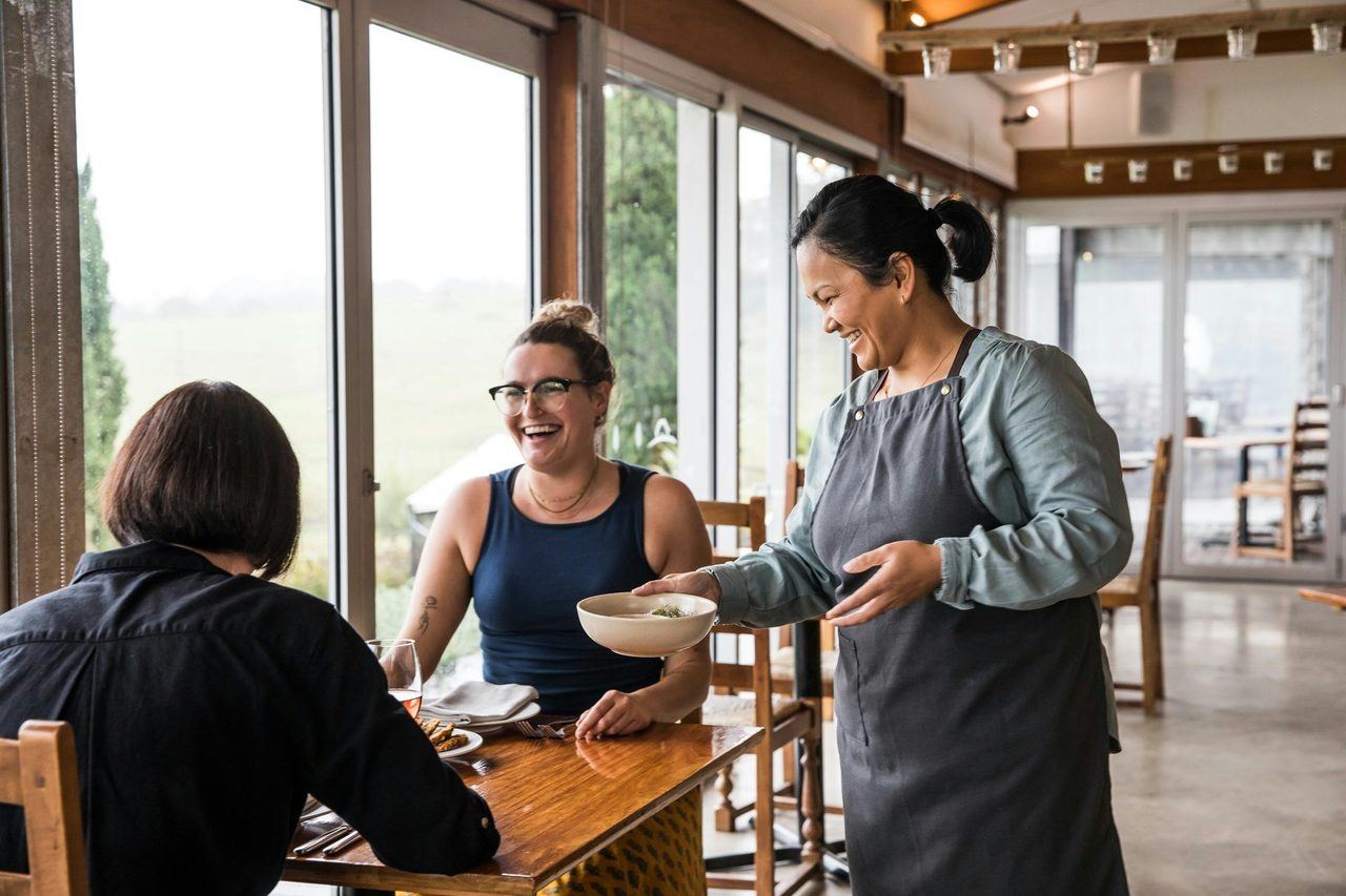 Winter lunch in Cupitts Restaurant