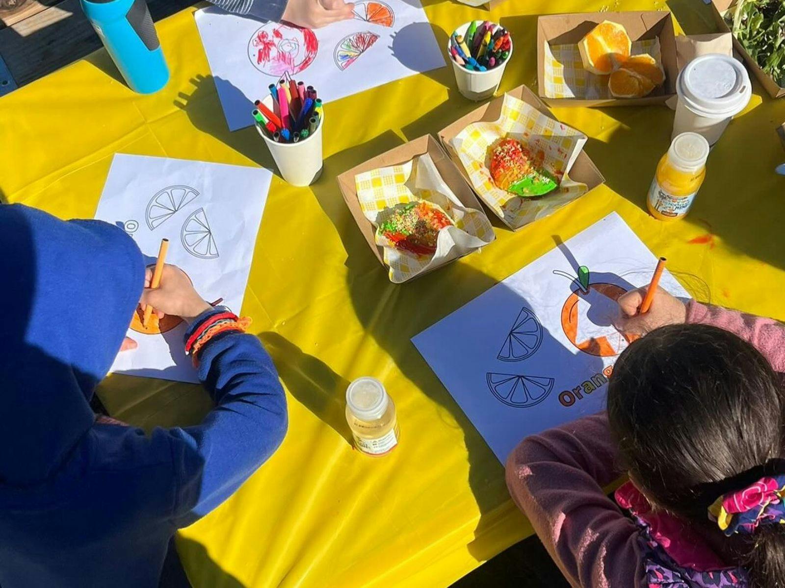 Colouring In Activites During School Holidays