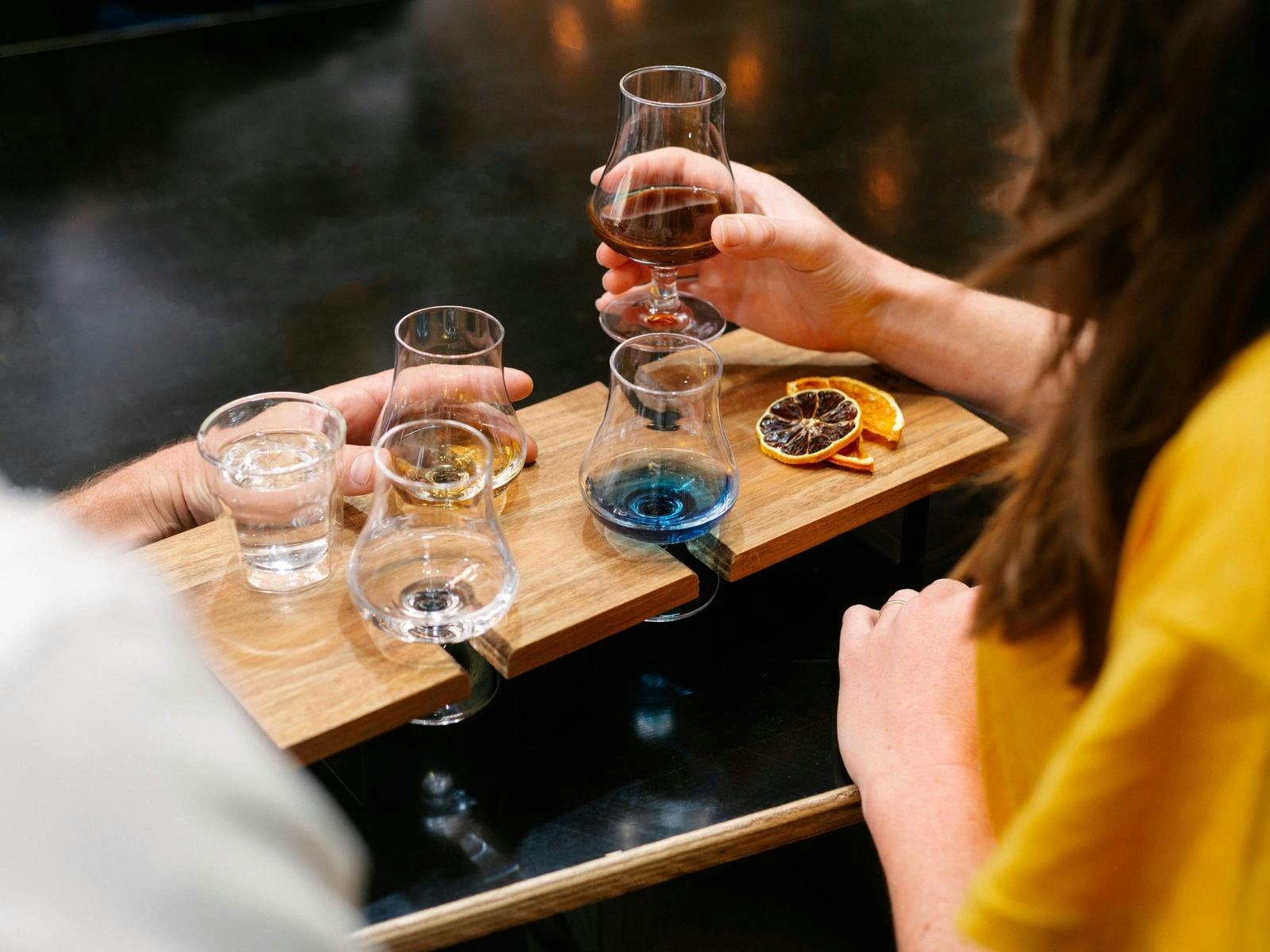 Critters Distillery Tasting Paddles