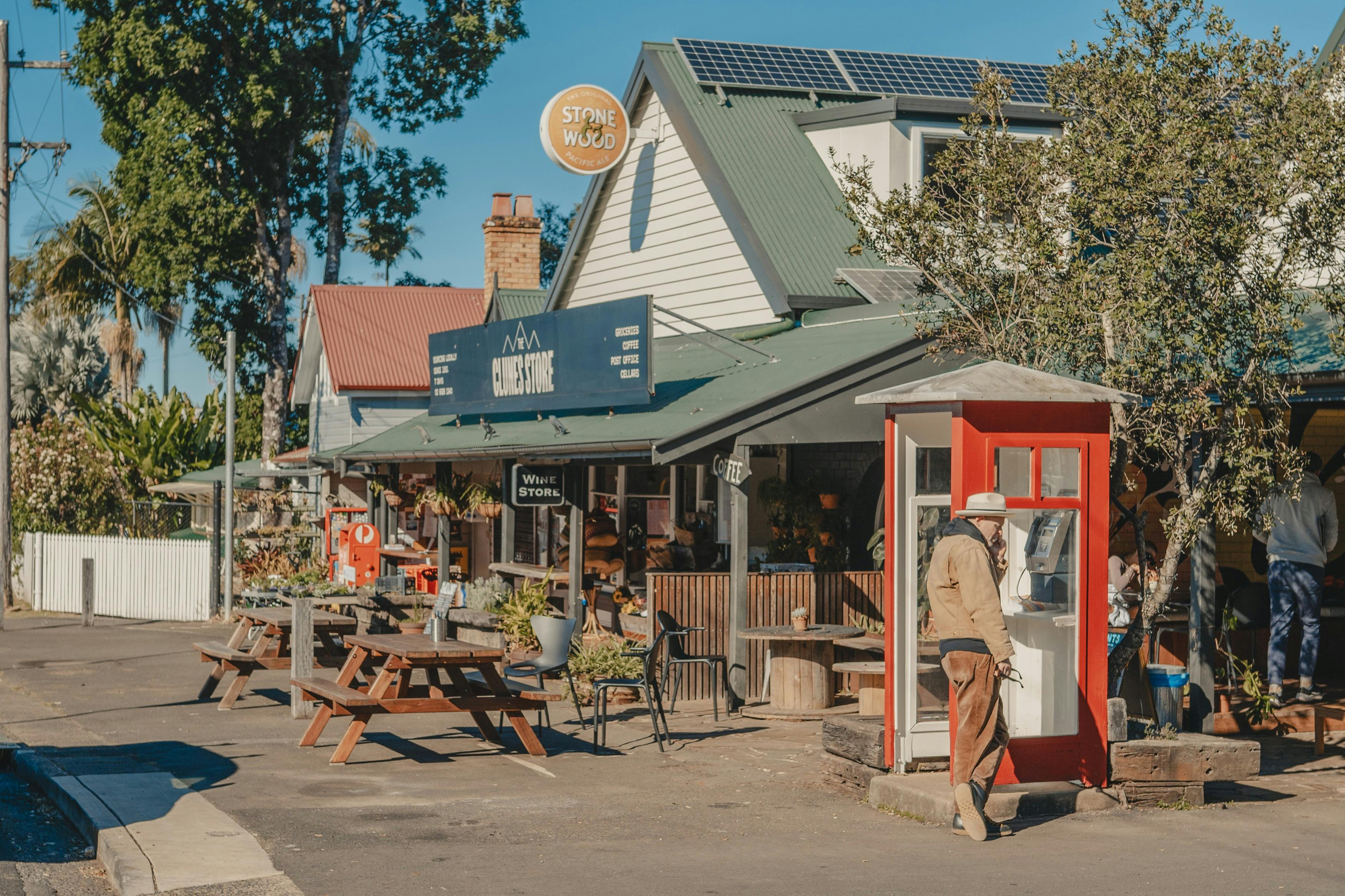 Front entrance to the Clunes Store, Cellar and Cafe