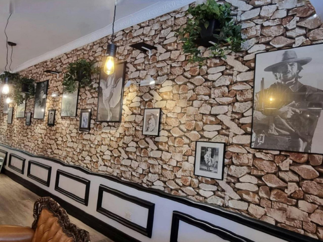 Inside the cafe