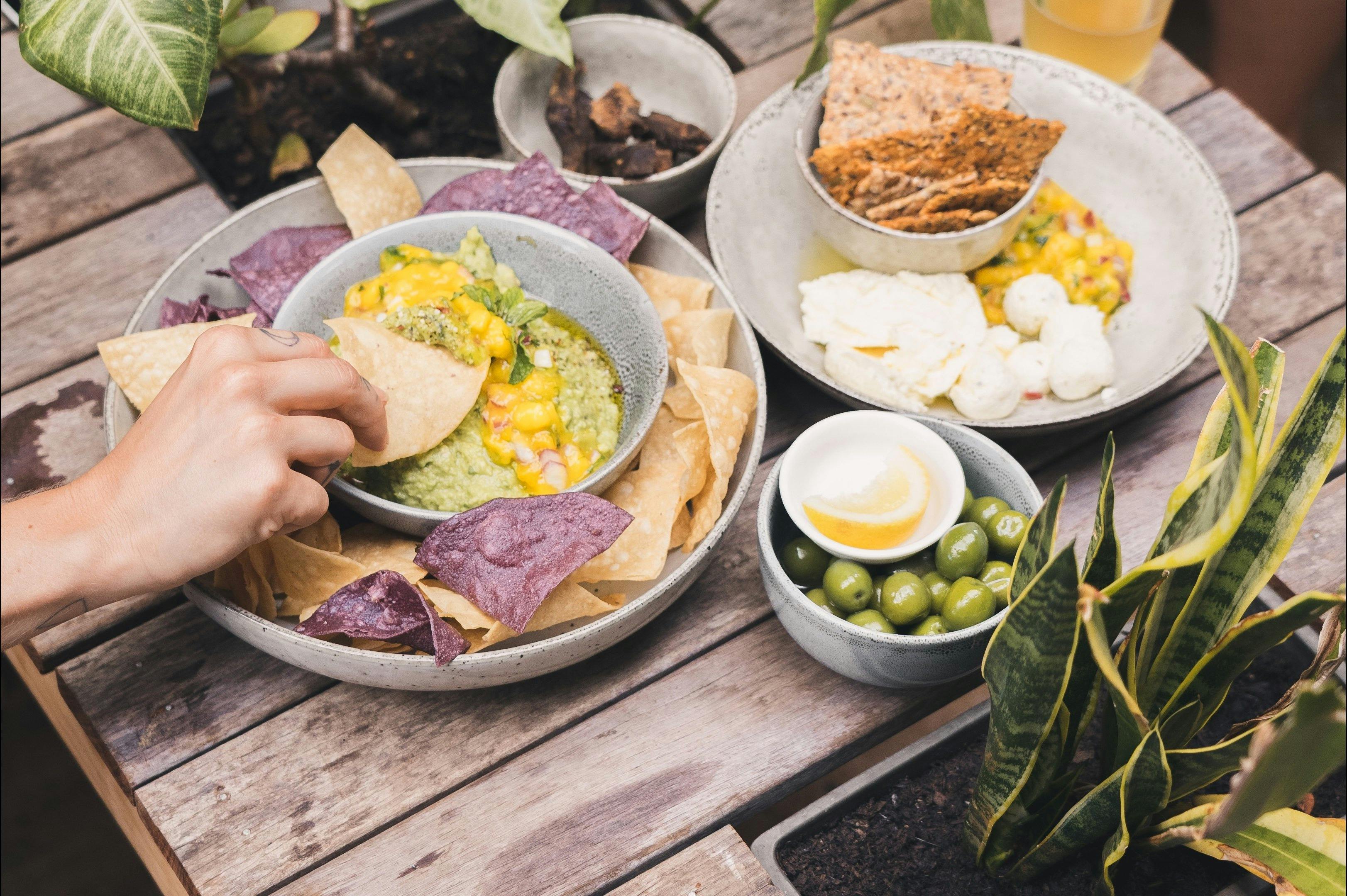 Bar menu. Locally sourced ingredients