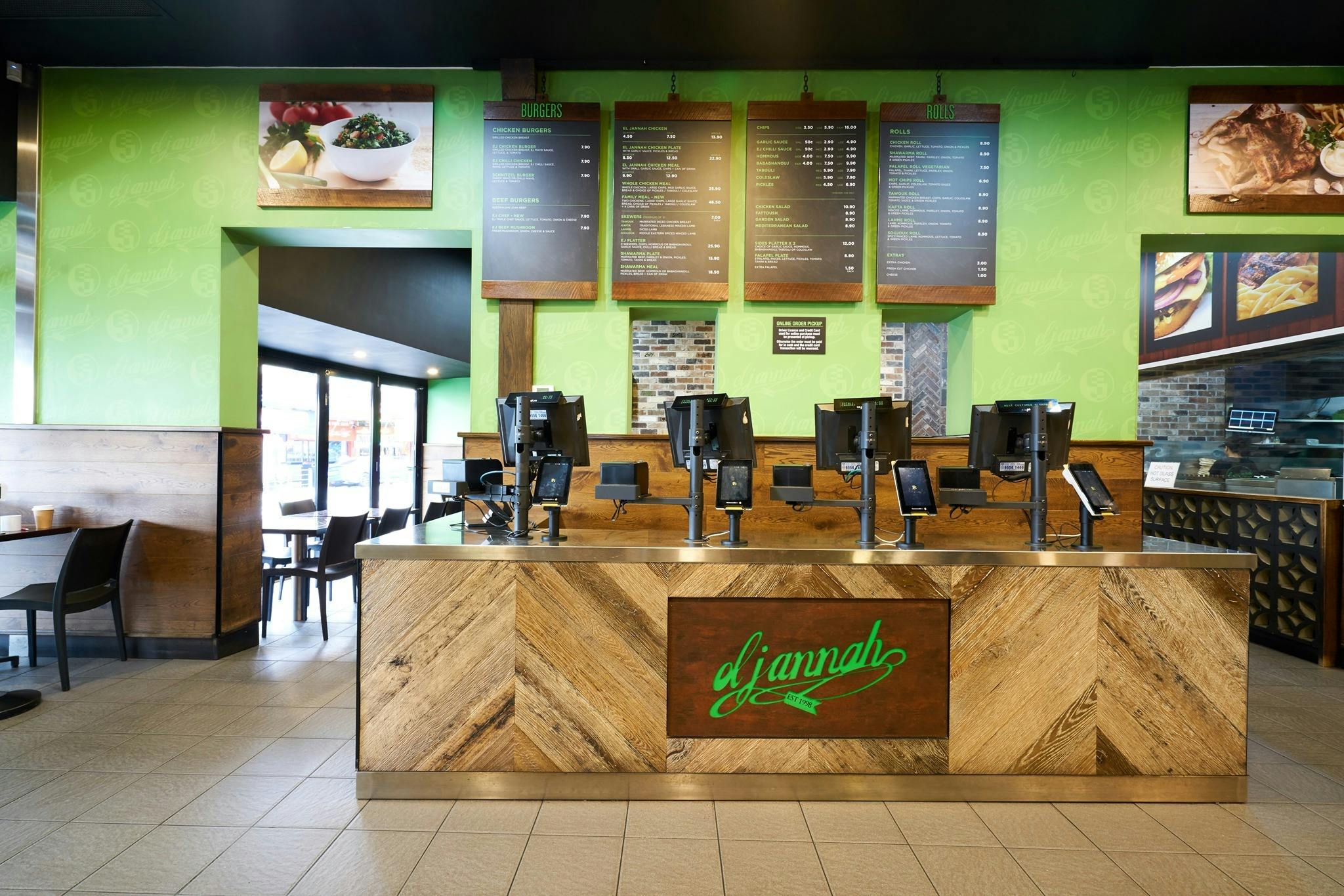 El Jannah Restaurant interior