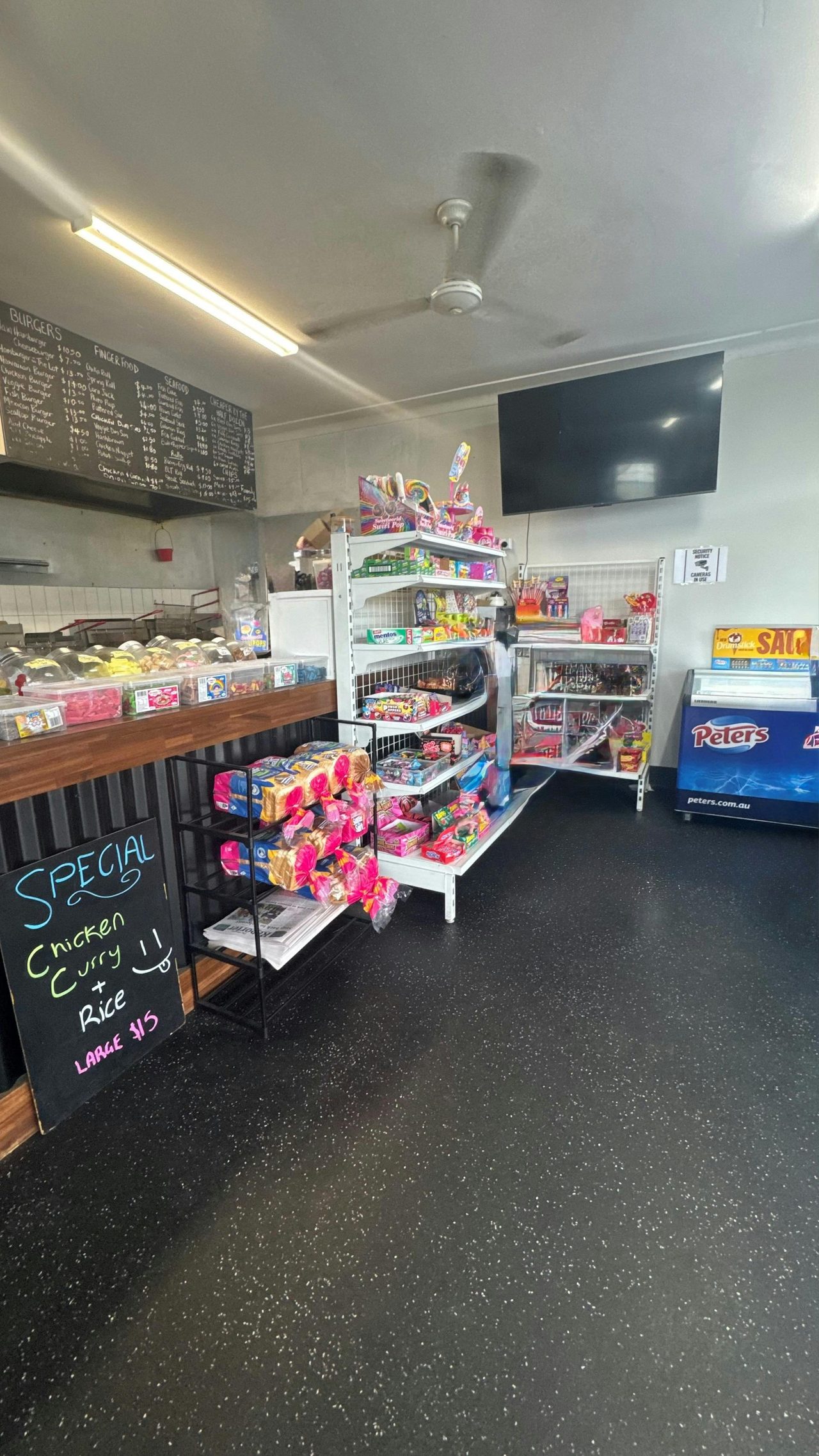 Inside view of shop