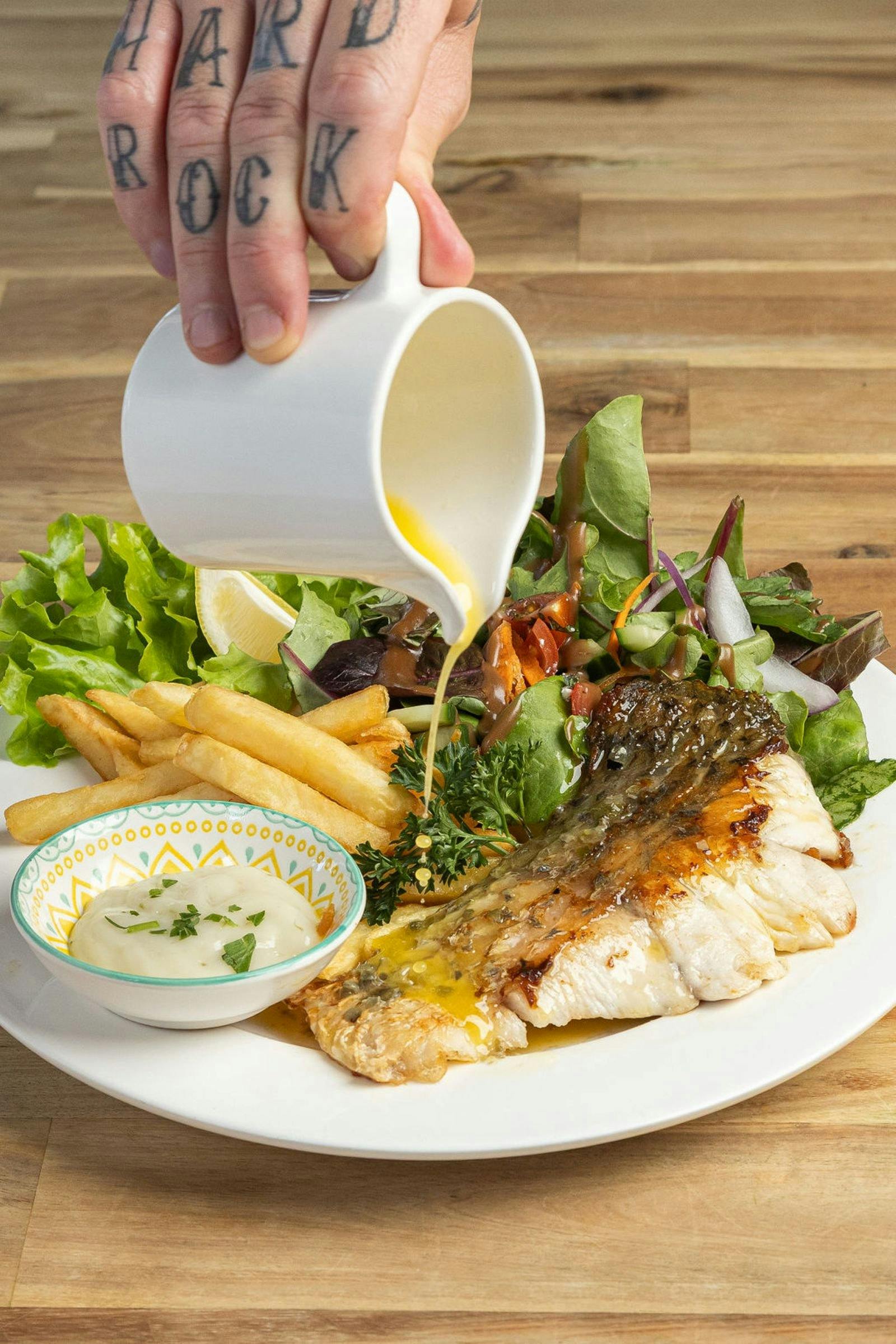 Grilled fish at Fishy Fishy Lennox Head