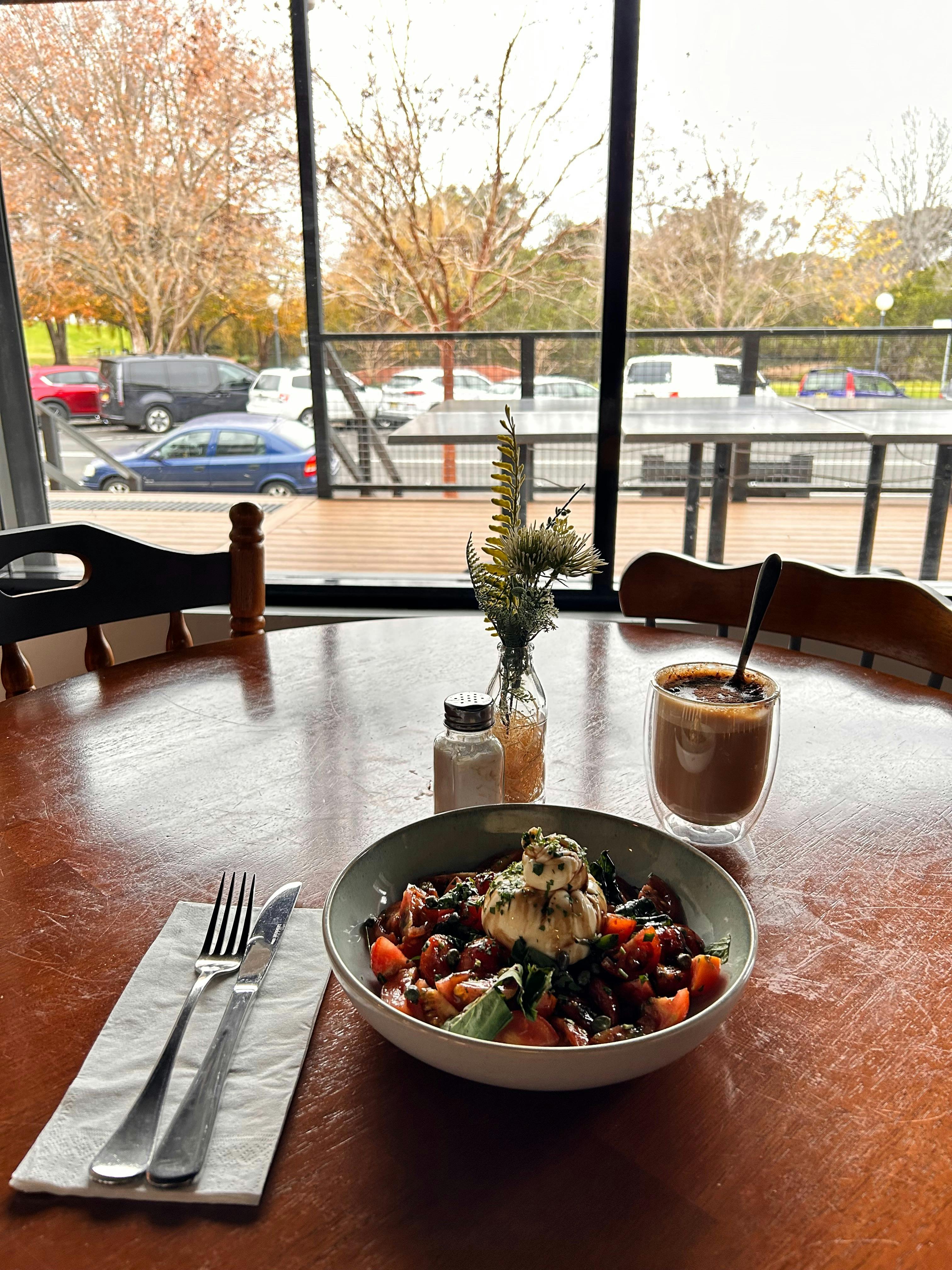 Park views from Farmgate Restaurant