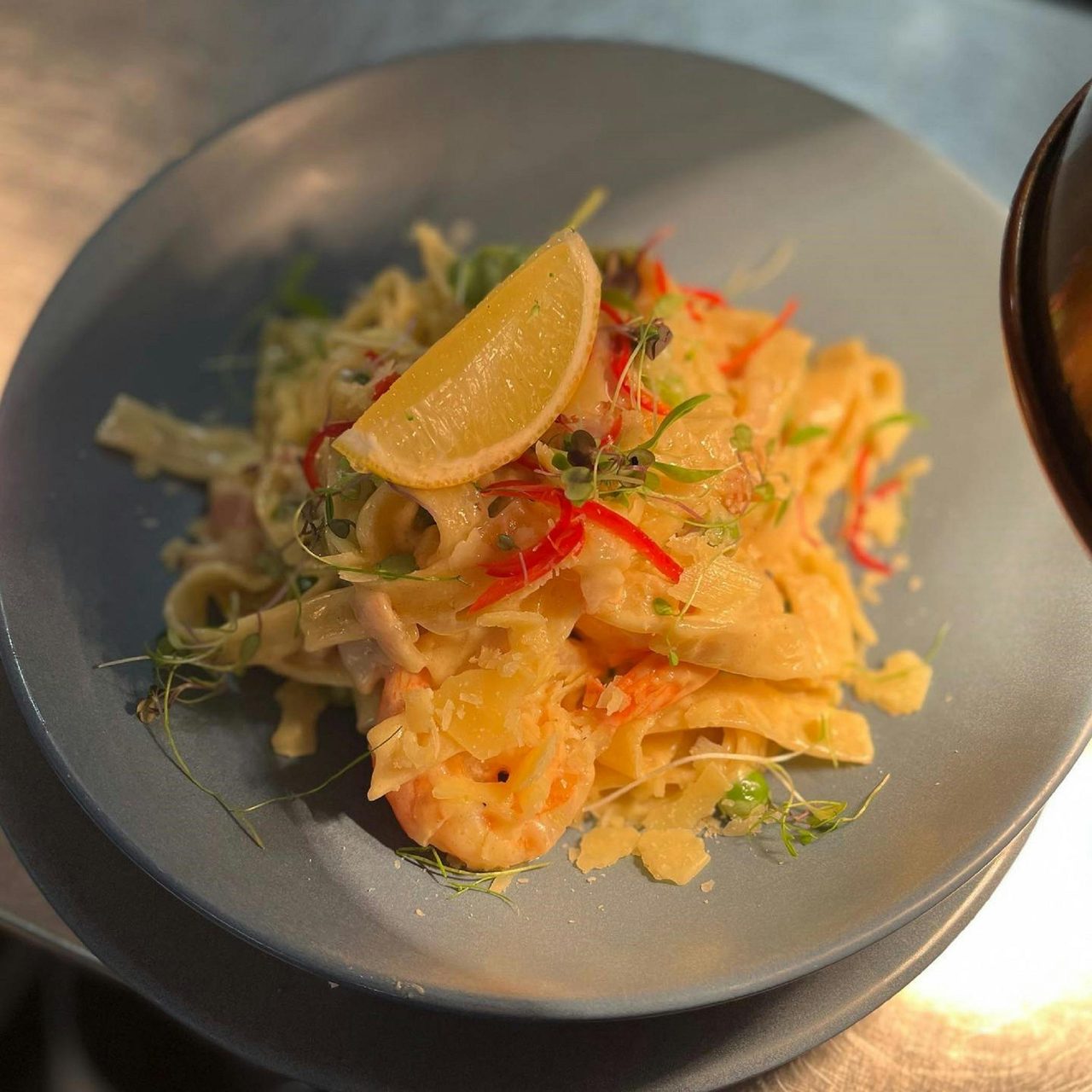 Prawn pasta