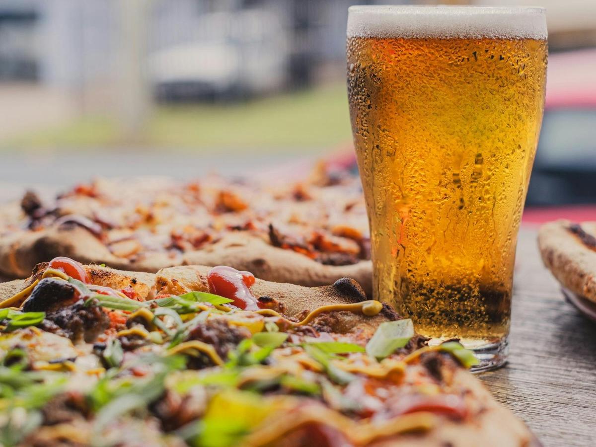 Beer and Pizza, no better combo!