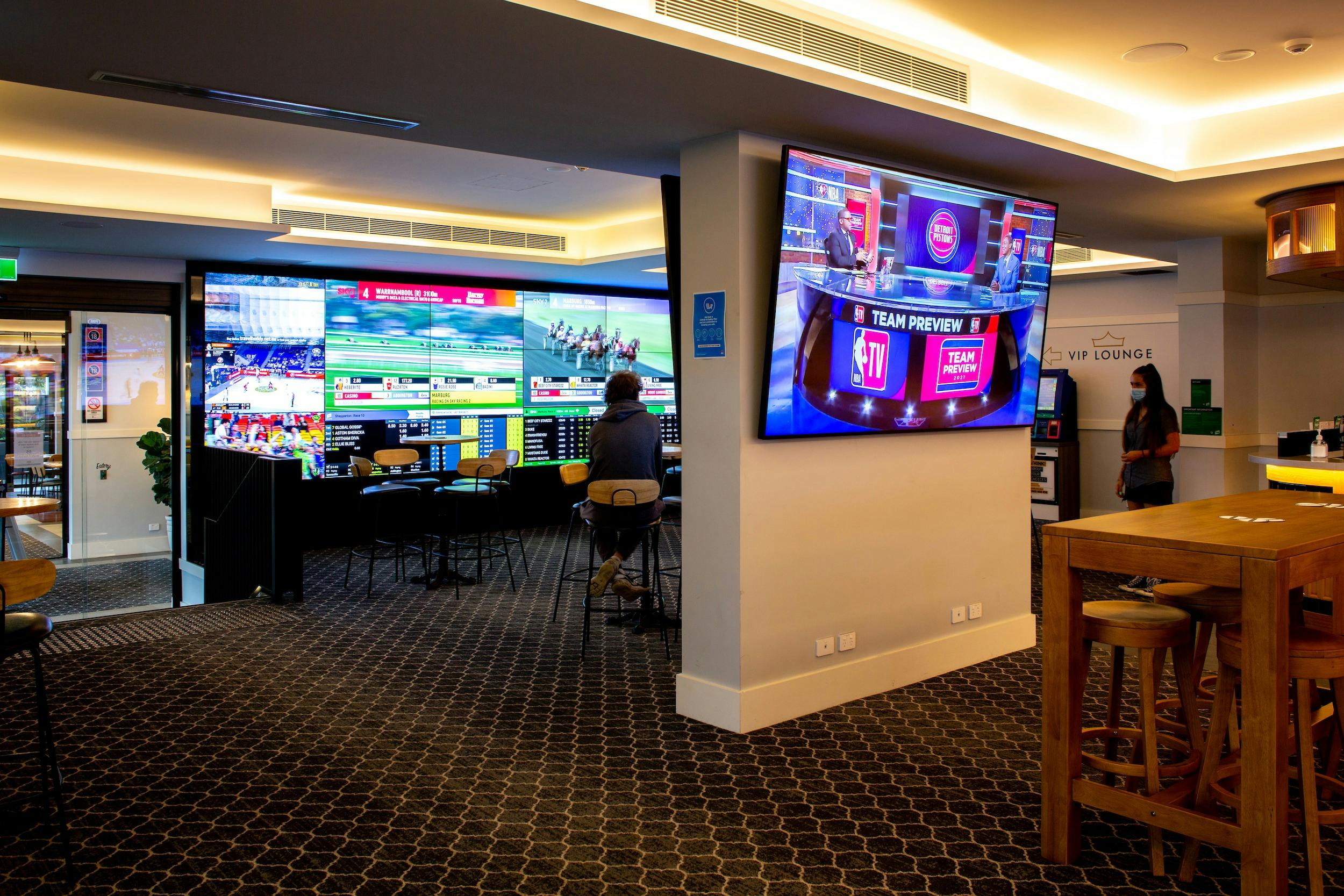 Well appointed Sports Bar