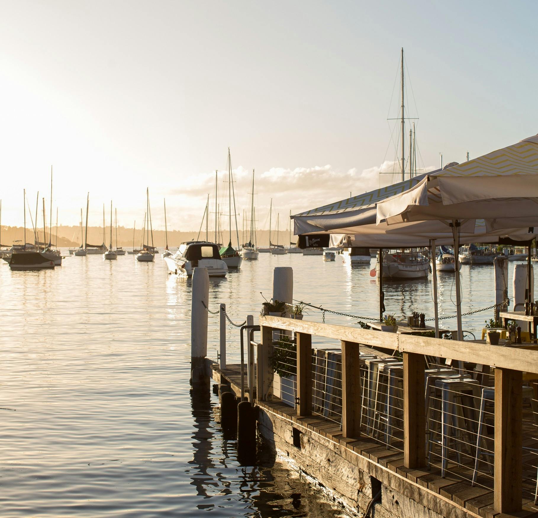 Morning light at Flying Bear Cafe, Foys