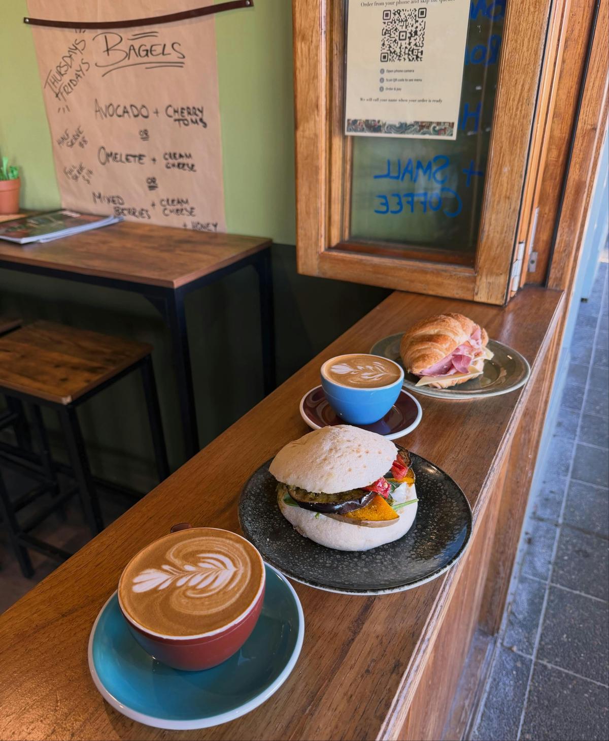 Lunch and Coffee at Benchtop Espresso