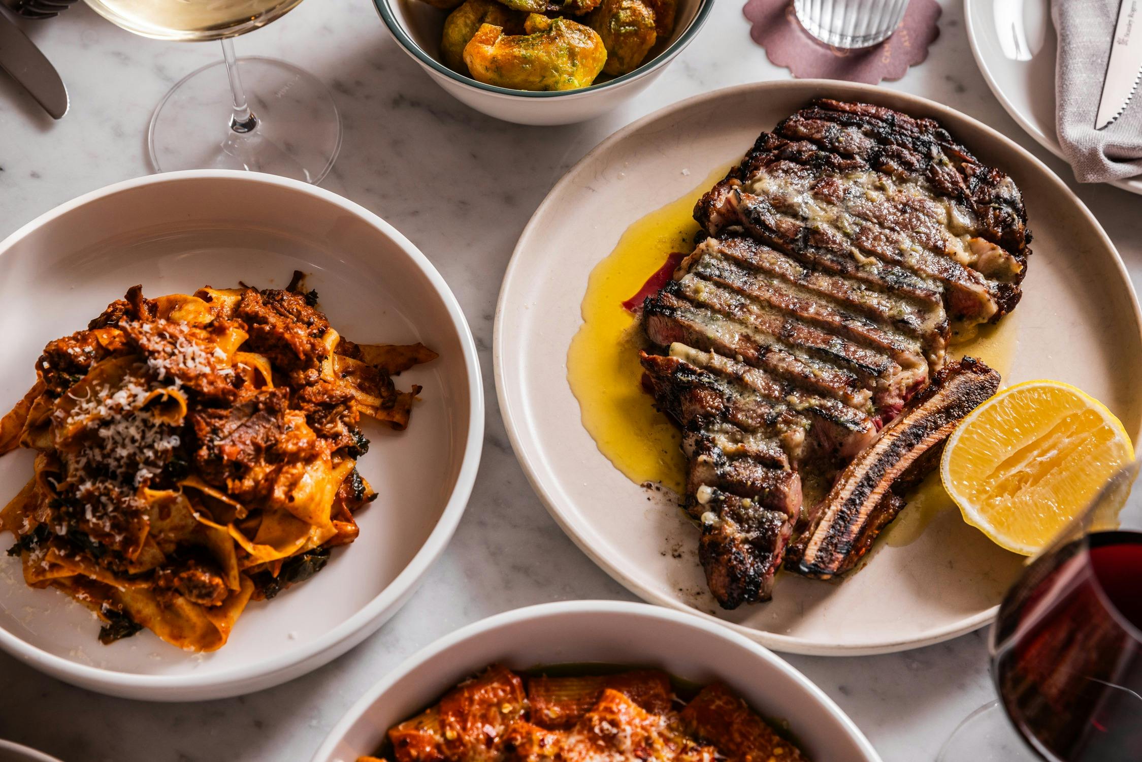 From pasta to rib eye