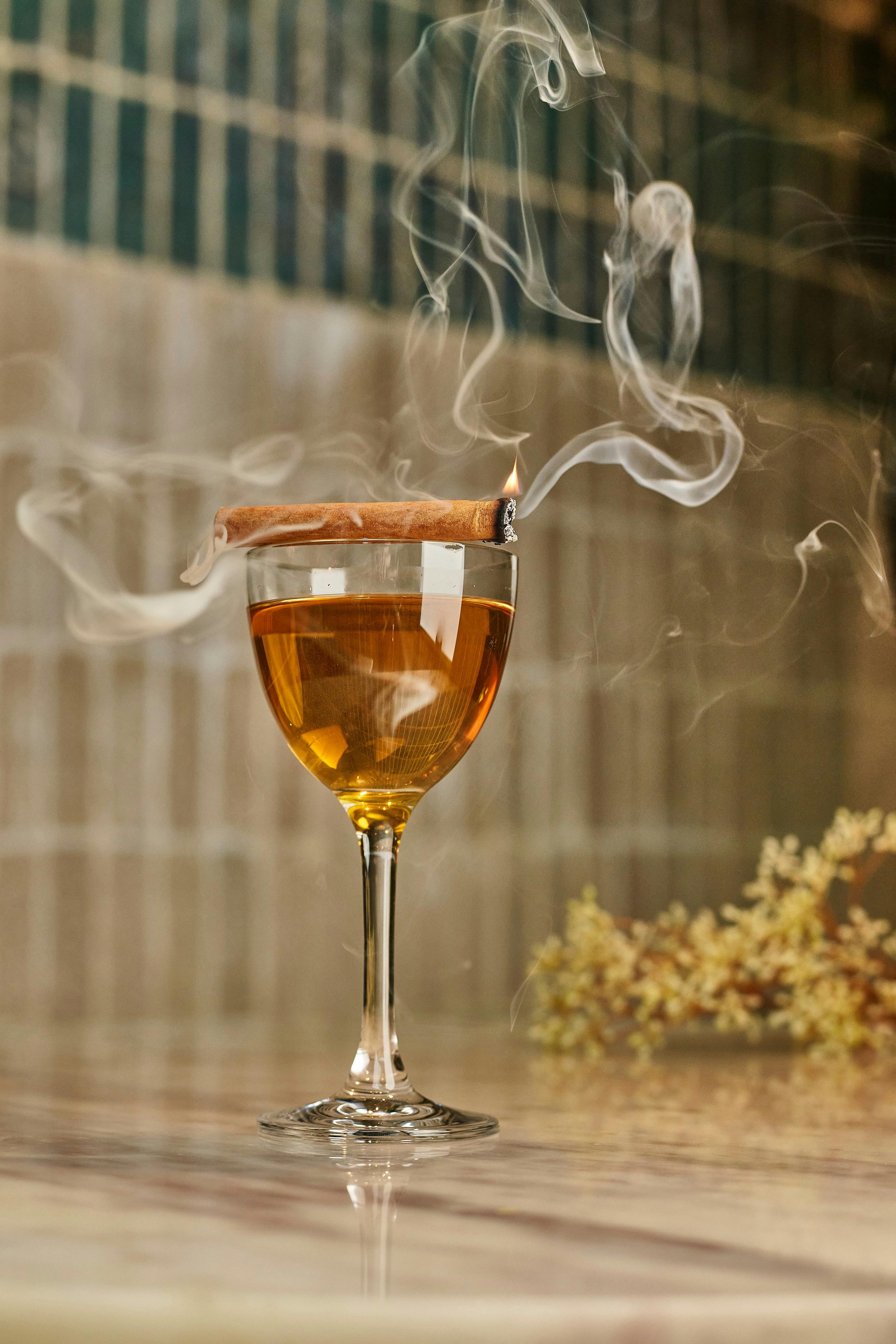 Cocktail at Green Moustache