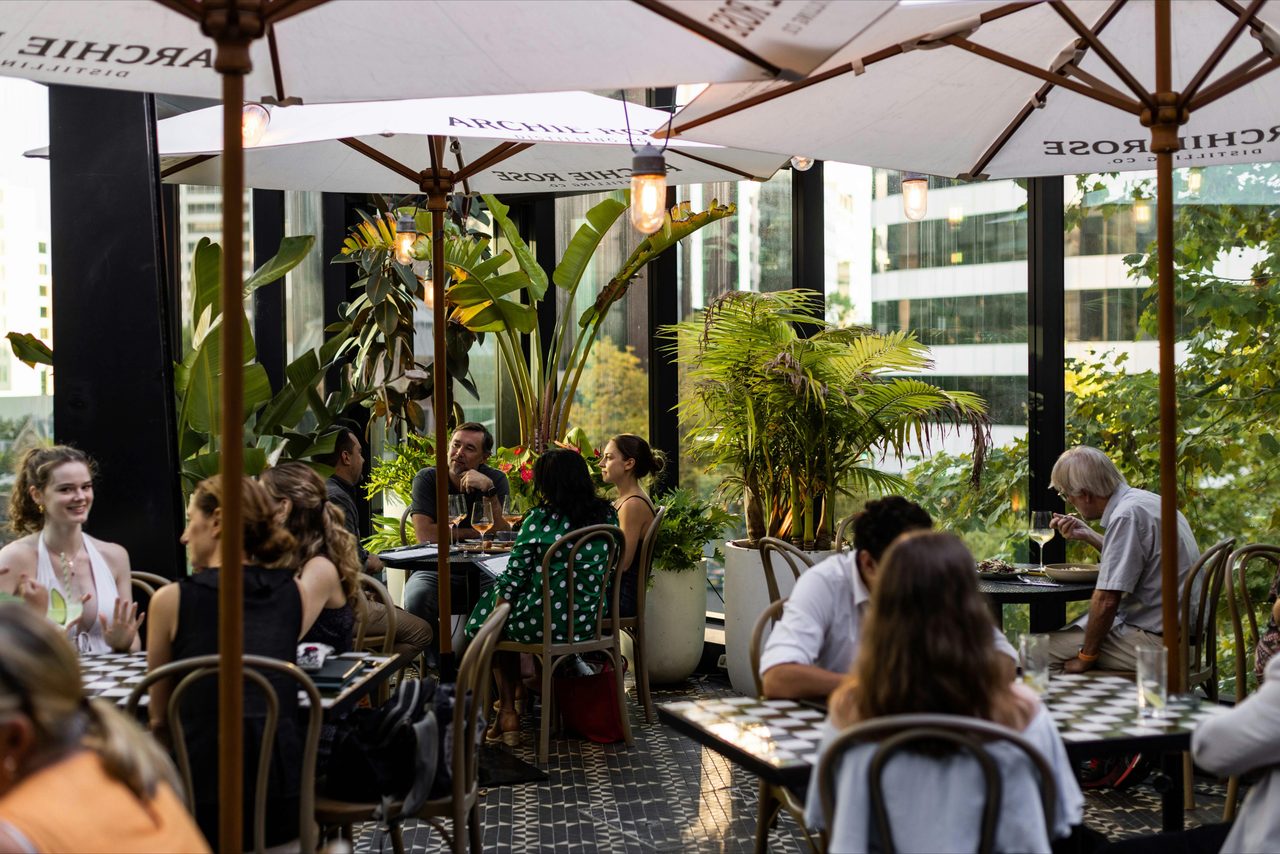 Rooftop Terrace at Green Moustache in North Sydney