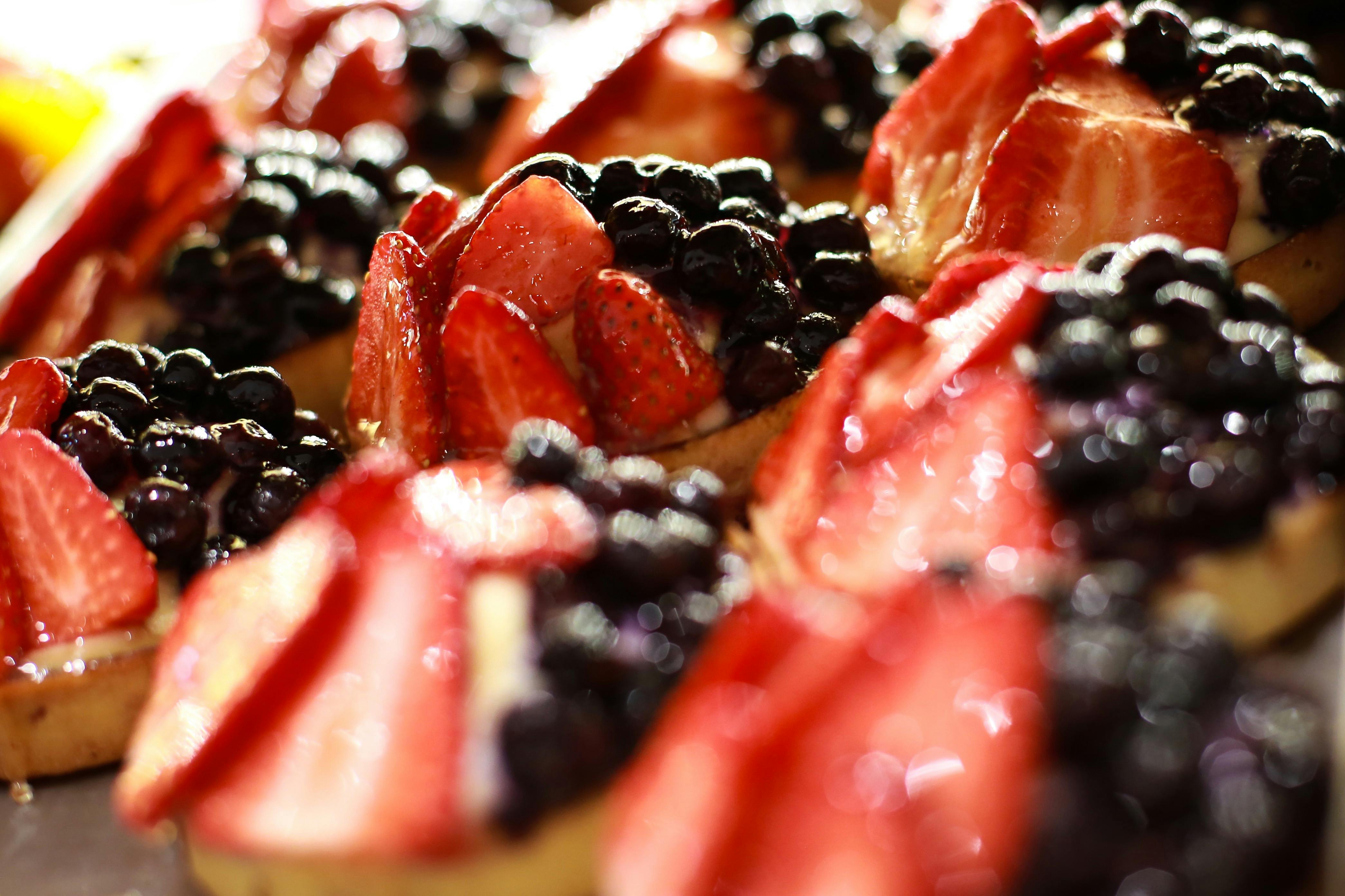Berry Flan
