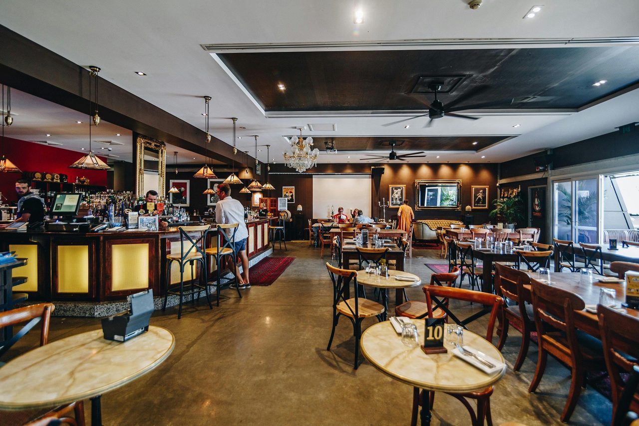 Bar area at Goldfish Roche Estate