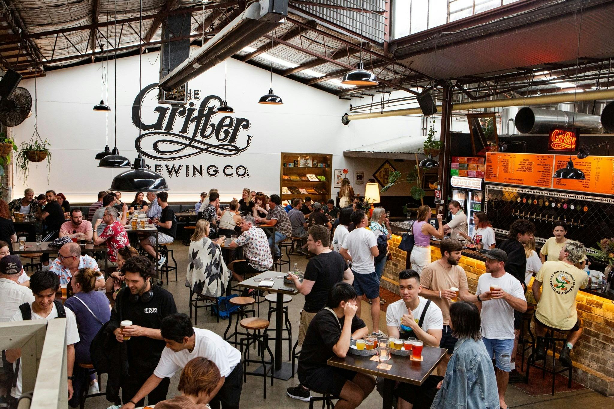 The Grifter taproom in Marrickville