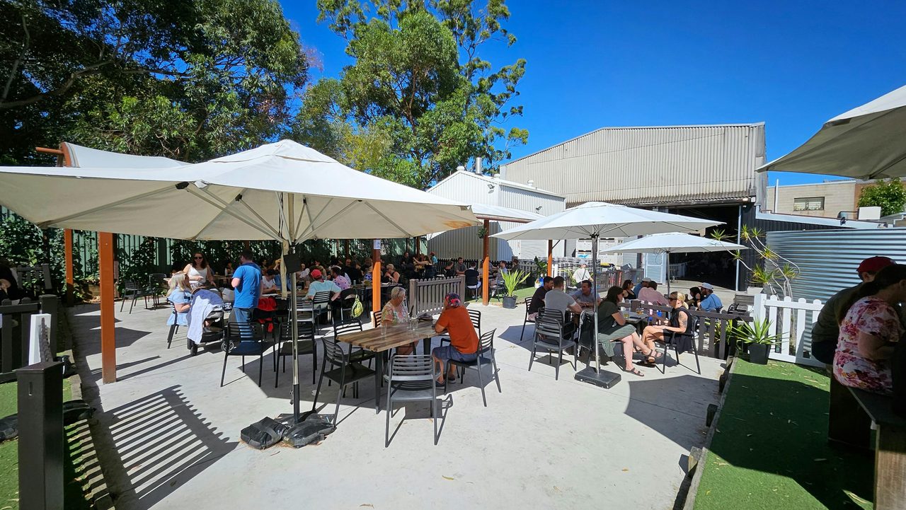Sauce's beautiful big beer garden