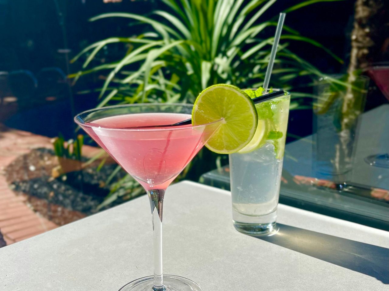Cocktails Poolside