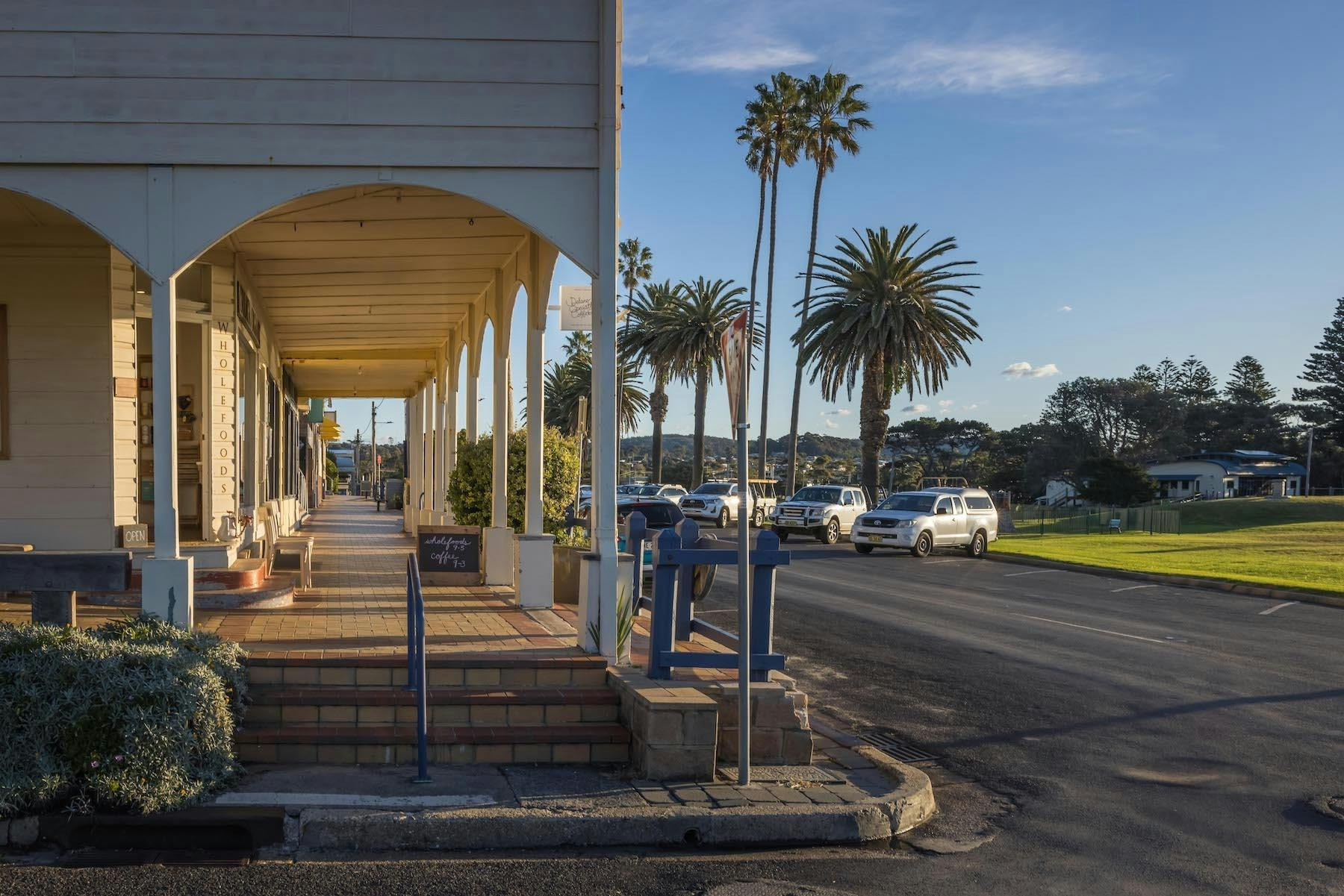 A beautiful heritage building in Bermagui holds Gulaga Organics