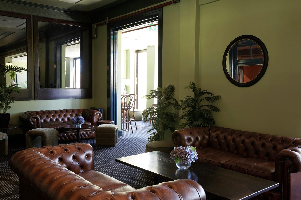Bar with couches