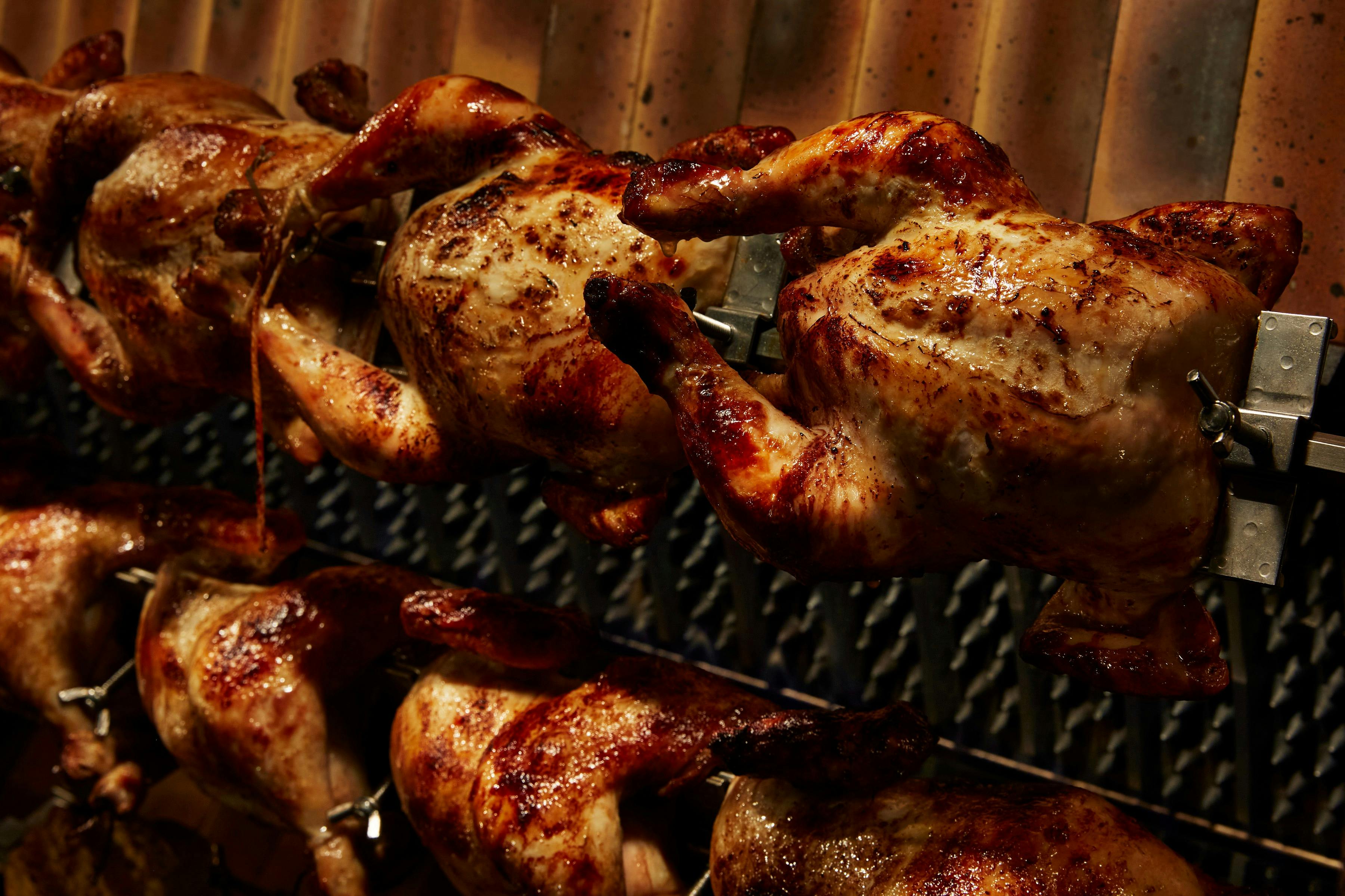 Rotisserie chickens