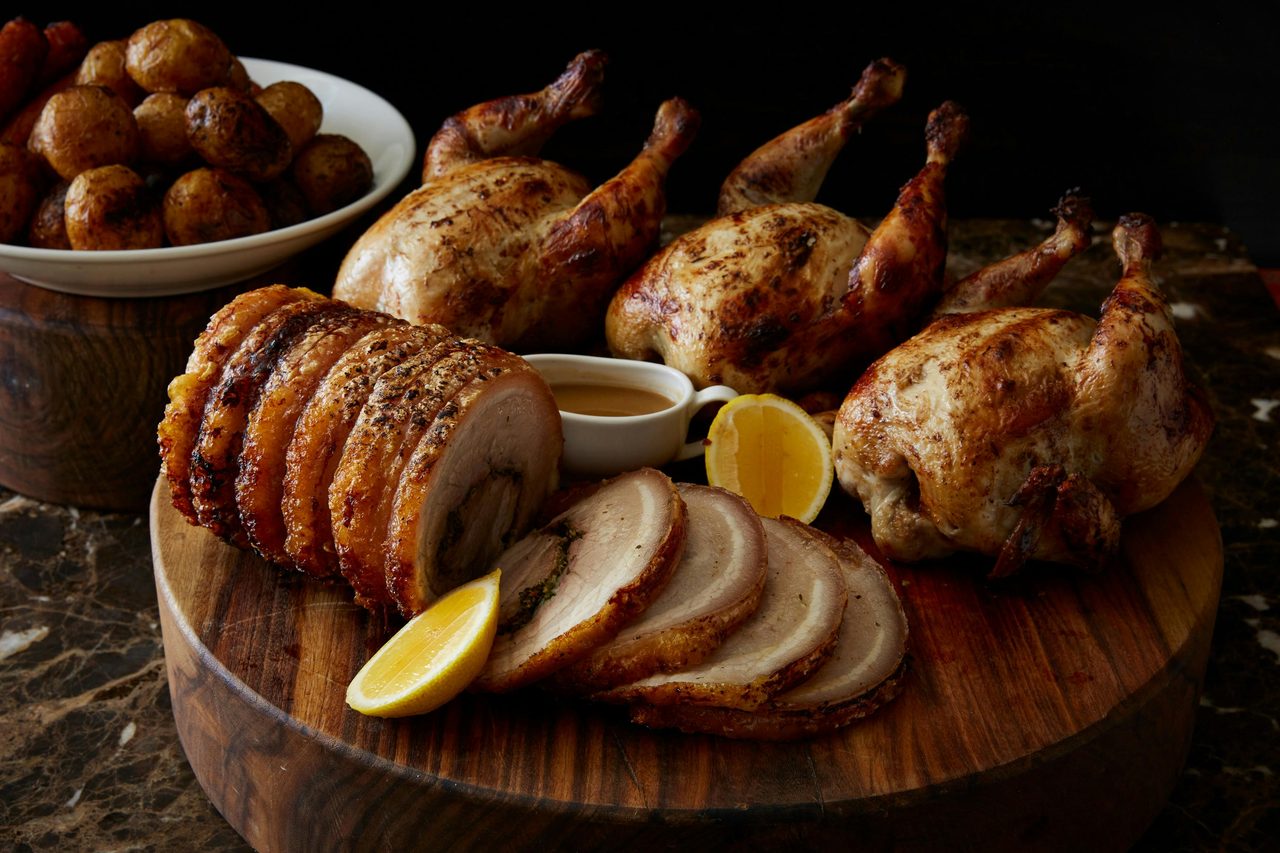 Rotisserie meats