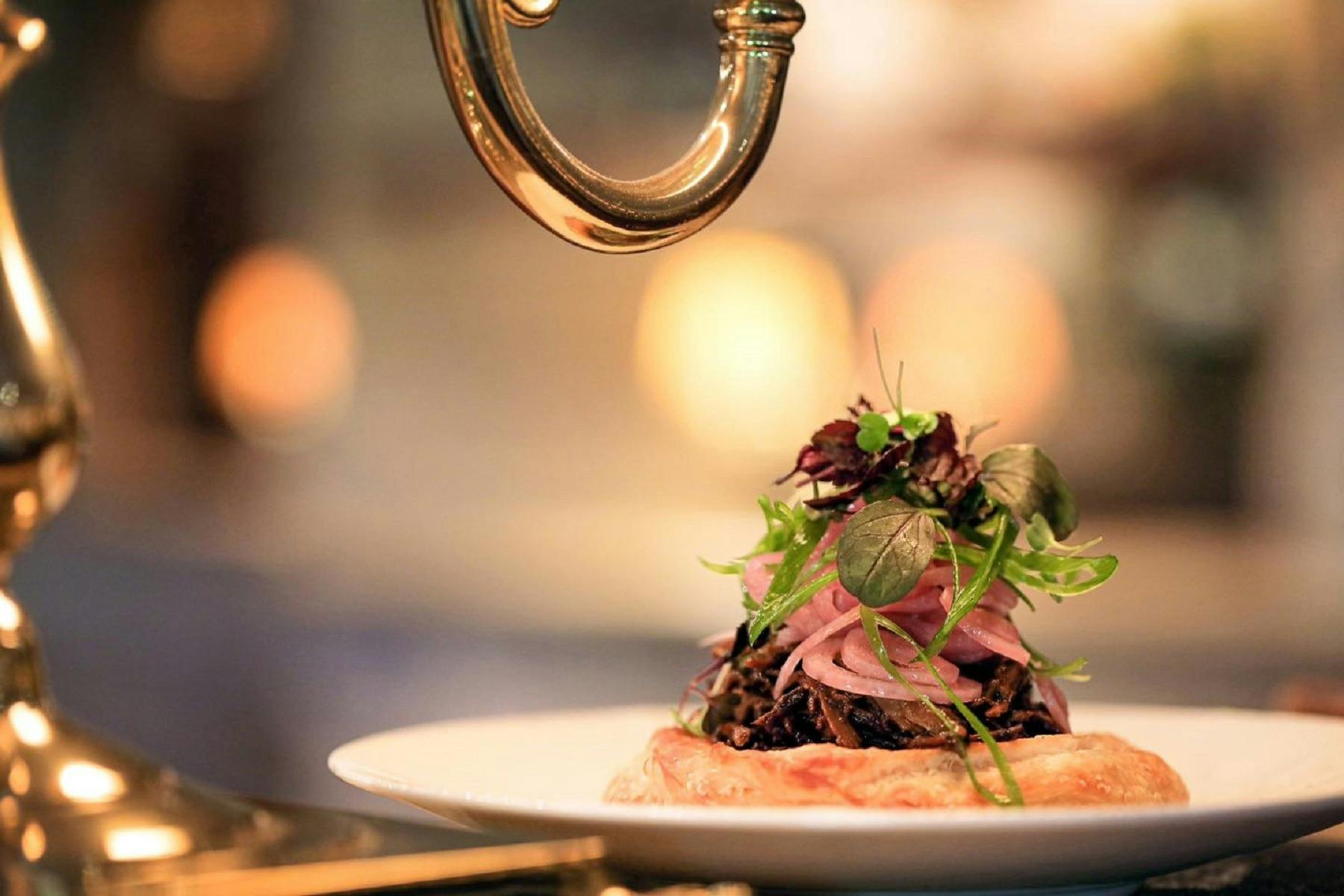 Gourmet food at Hermitage Restaurant and Bar