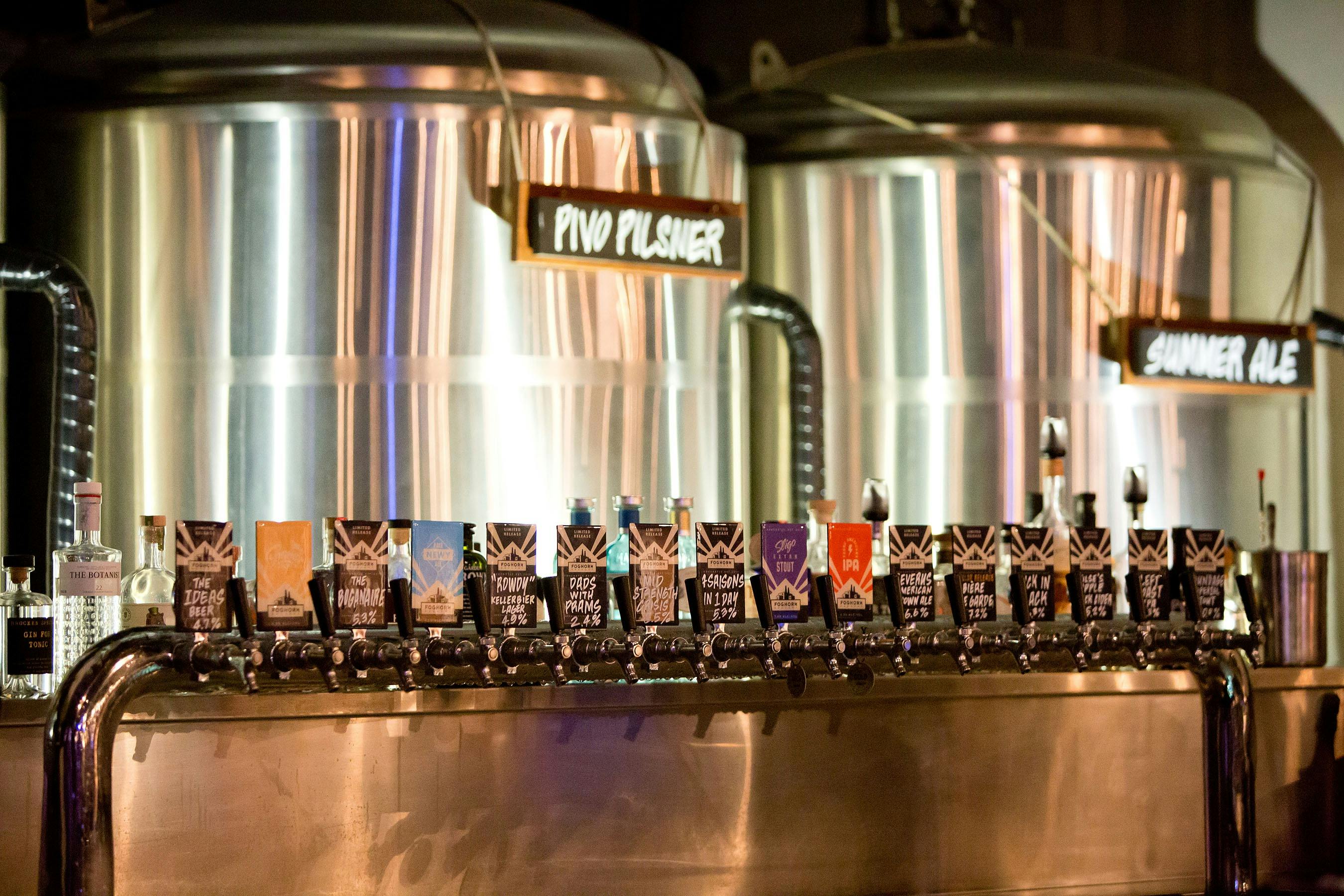 16 taps to choose from