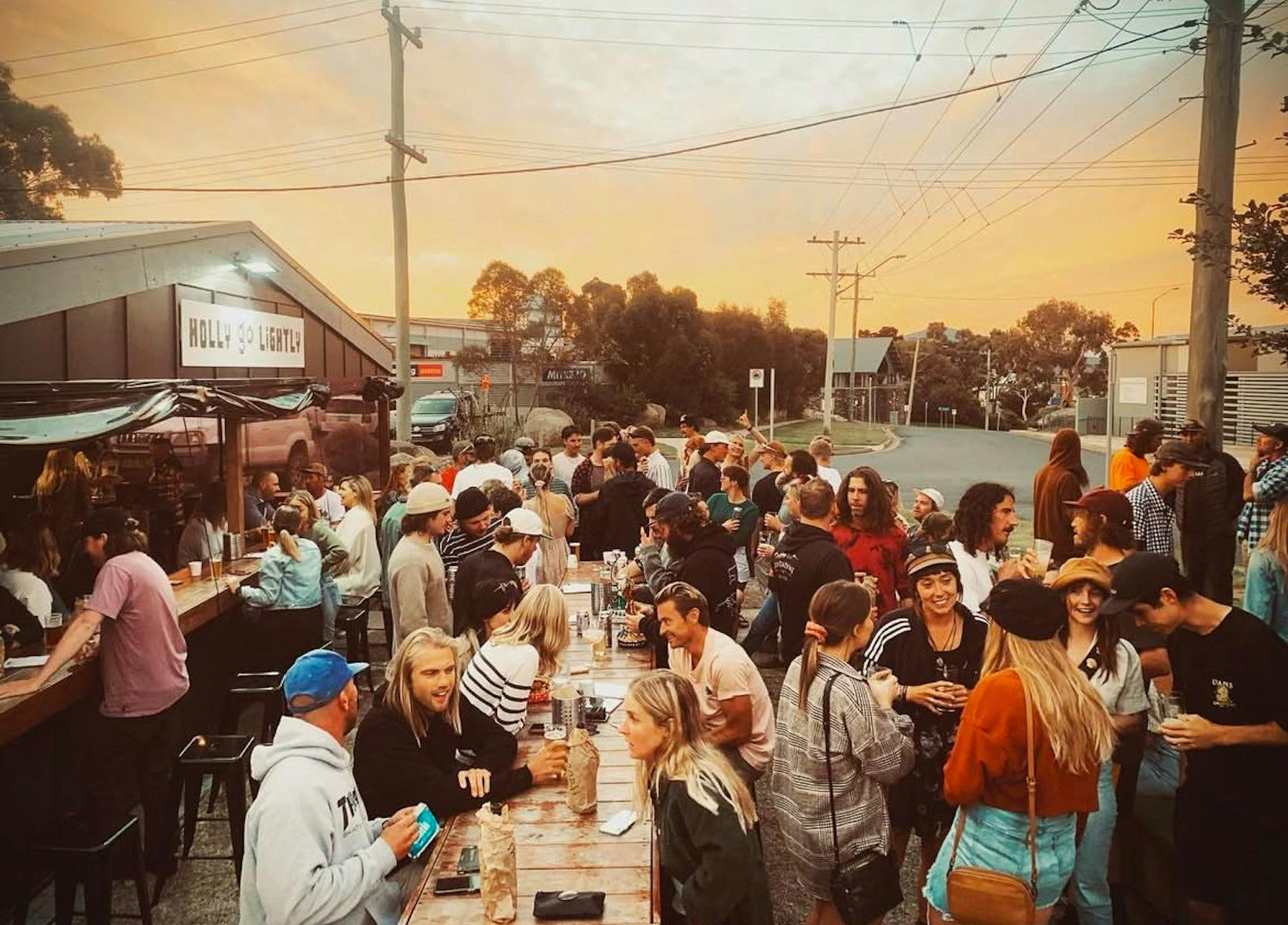 great vibes and top notch eats and drinks