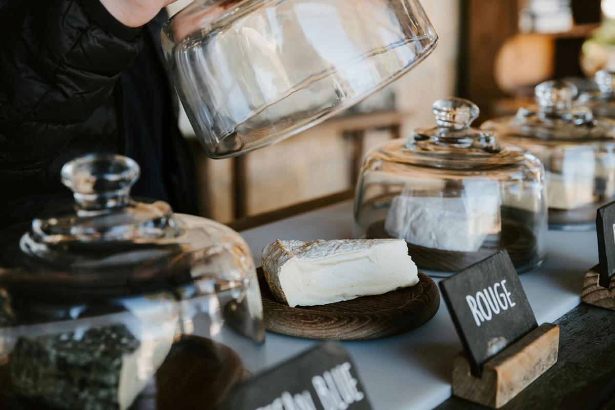 Handmade small batch cheeses