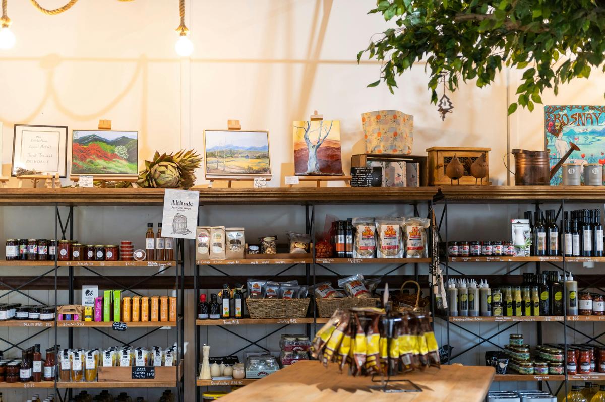 Local produce in Hillside Shop