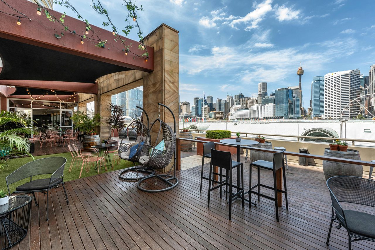 The balcony at ibis