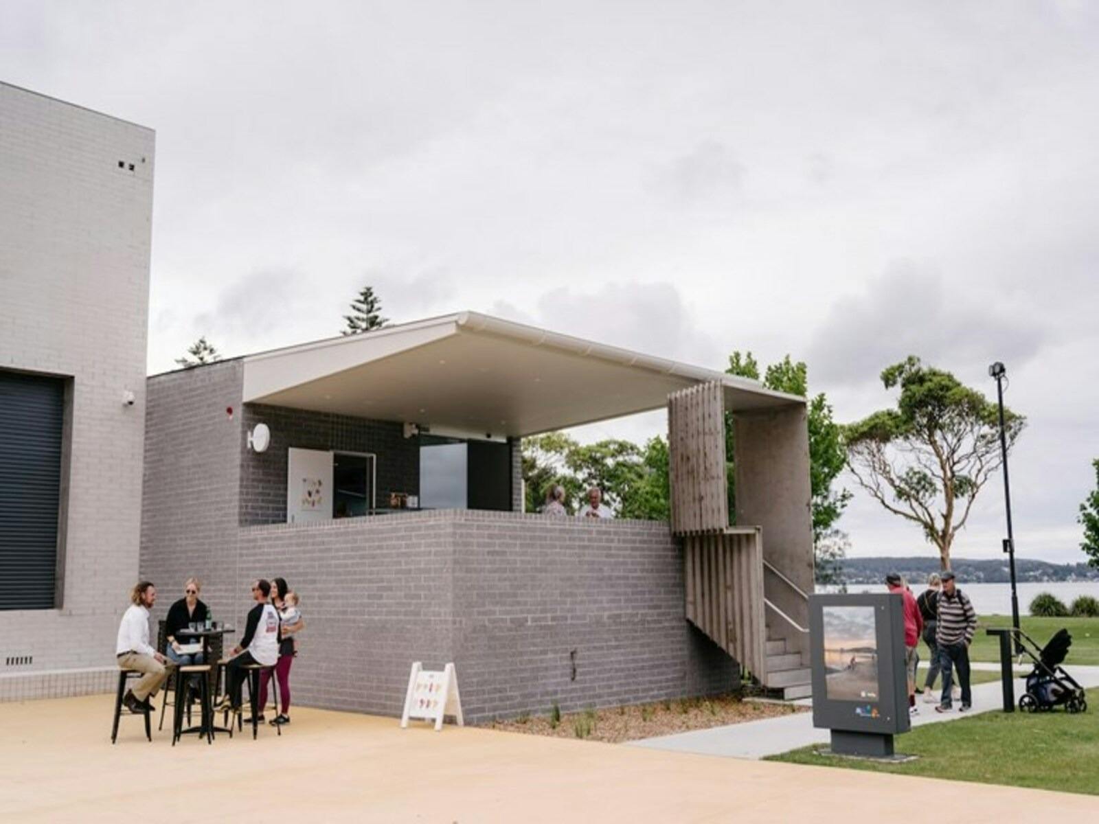 Harry and Lola's at the Multi Arts Pavilion on the lake