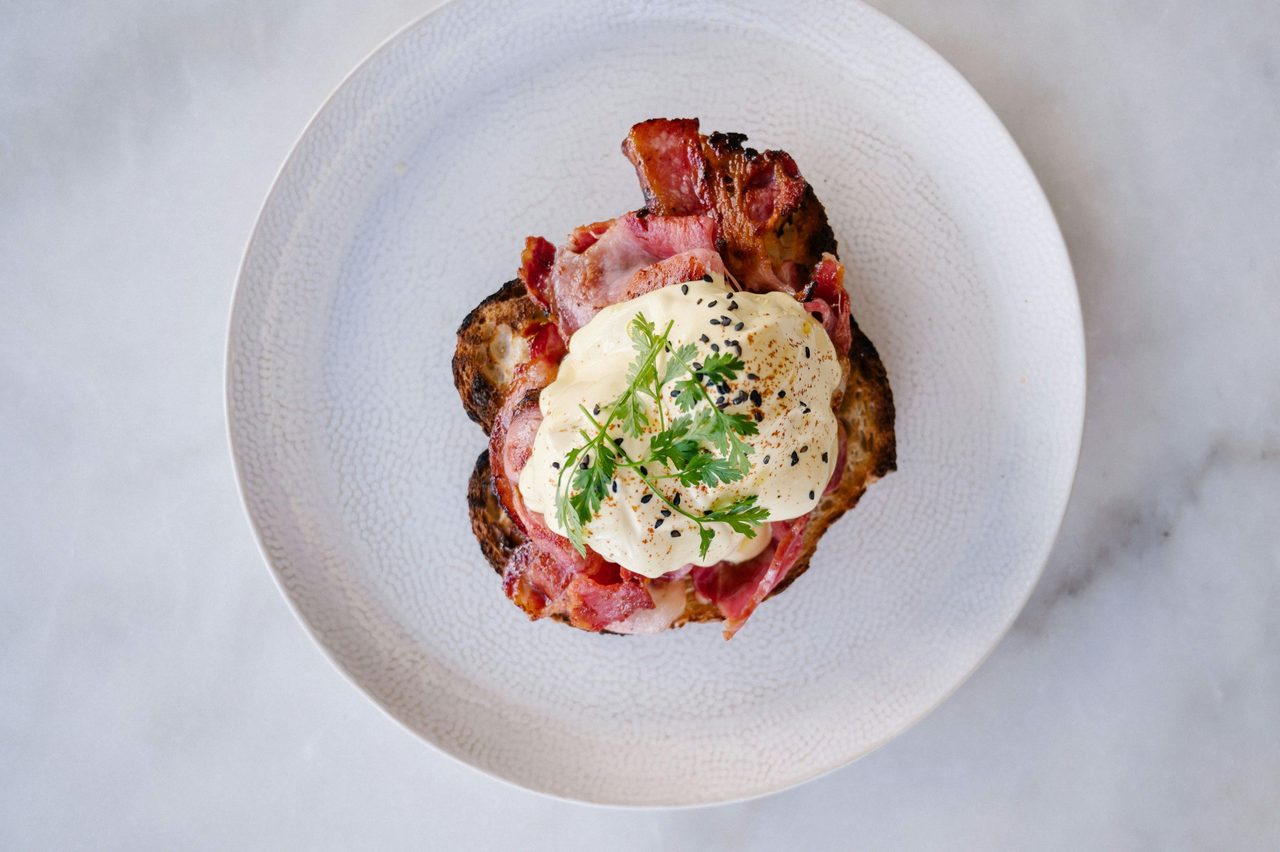 Ground Floor Cafe Bacon Benedict